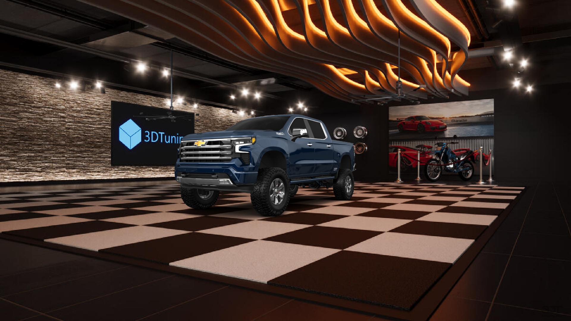 Chevrolet Silverado 1500 Crew Cab 5.8 ft box 4 Door pickup truck 2023 tuning