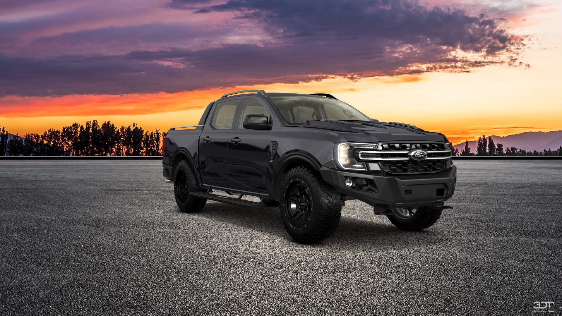 Ford Ranger 4 Door pickup truck 2022 tuning