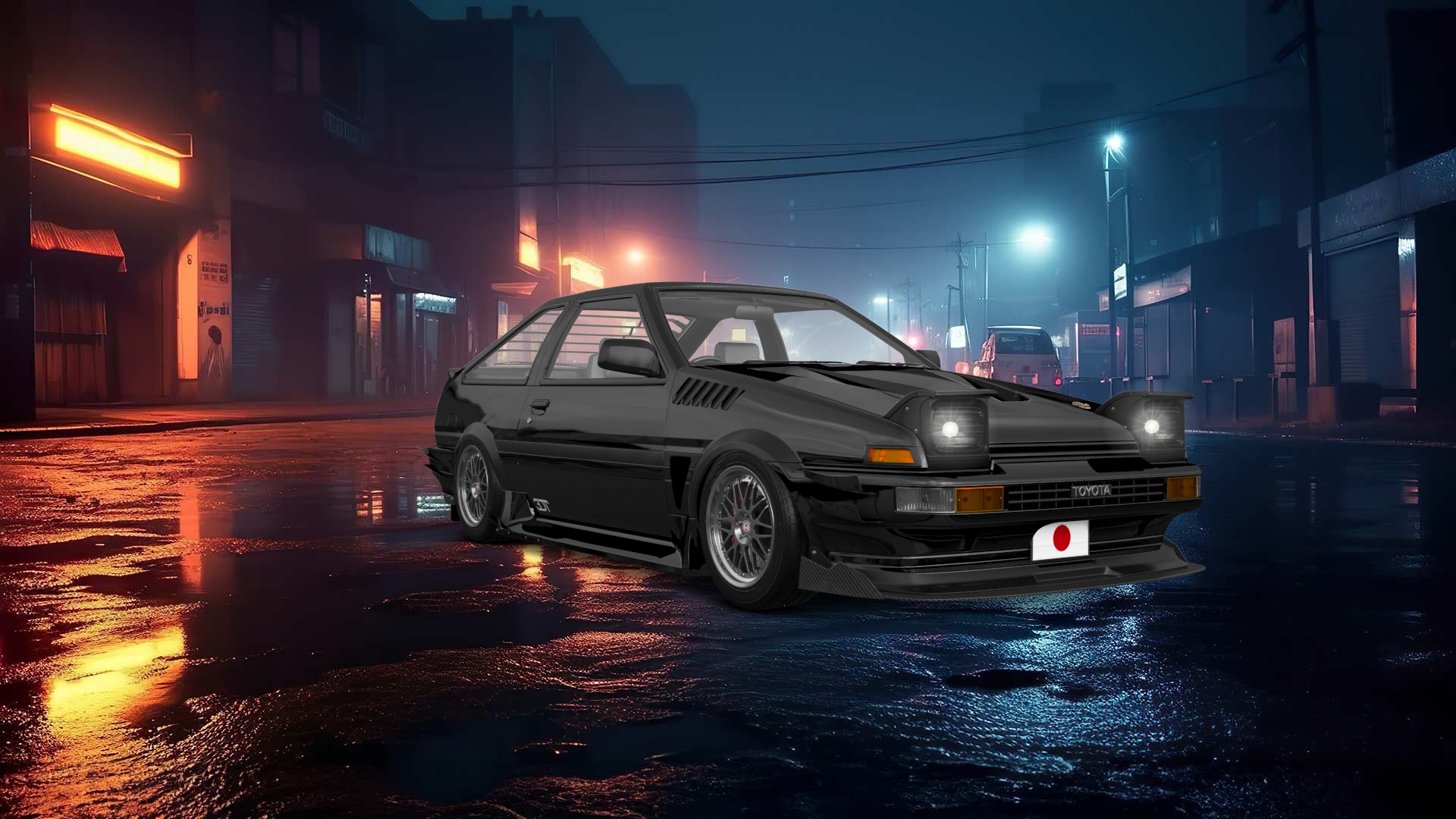 Toyota AE86 3 Door Hatchback 1985 tuning