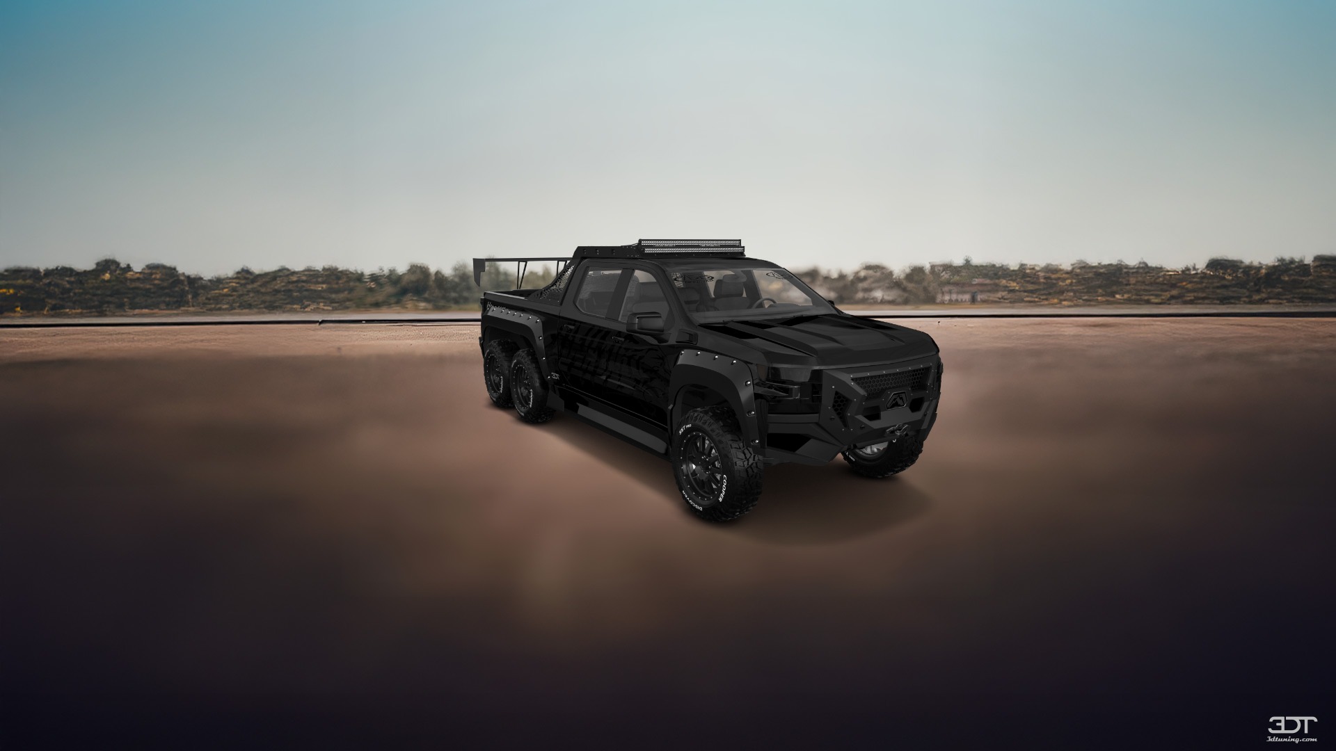 Tuning Chevrolet Silverado Hennessey Goliath 6X6 Truck 2020
