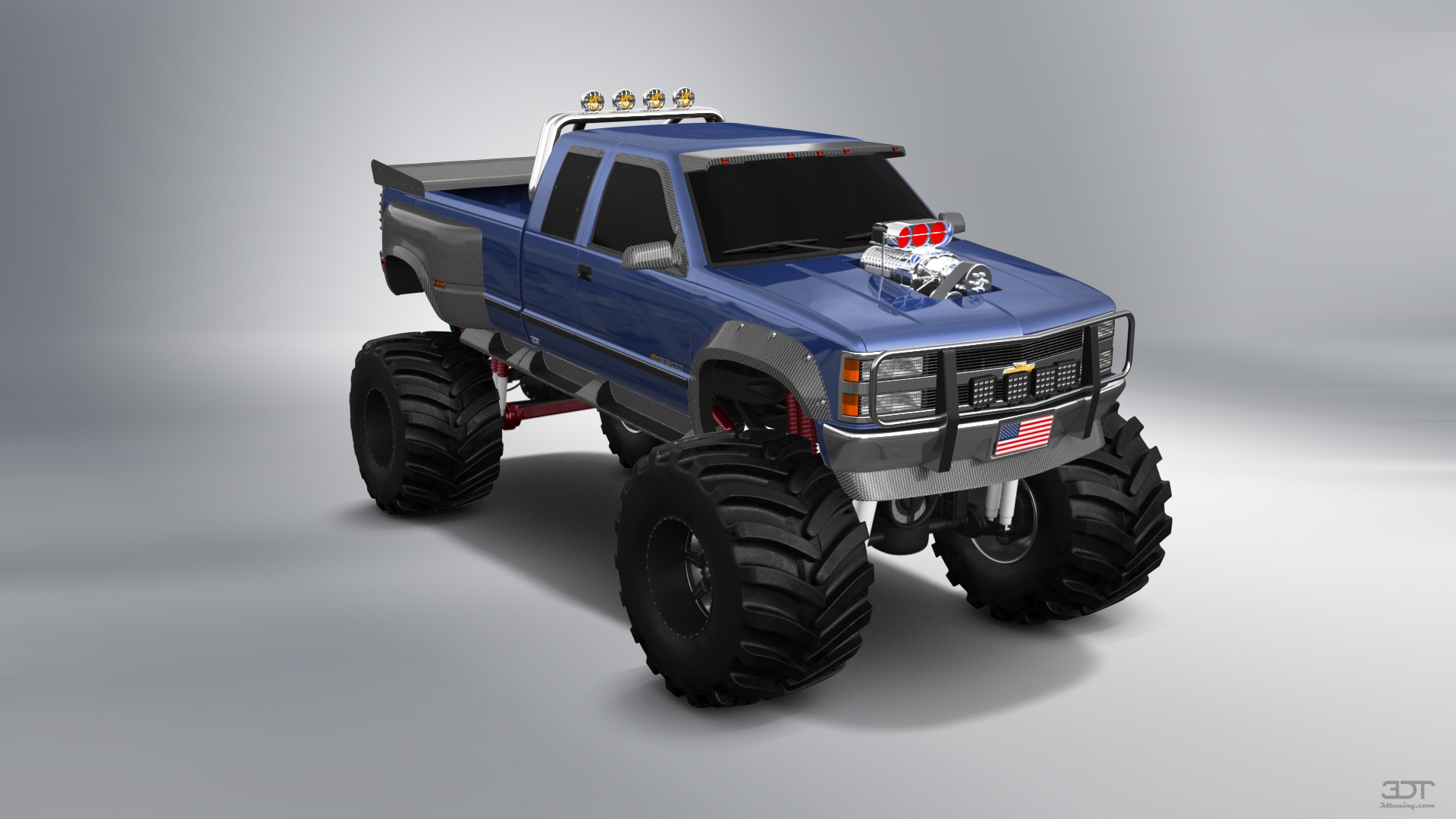 Chevrolet K3500 Extended Cab Pickup Truck 1988 tuning