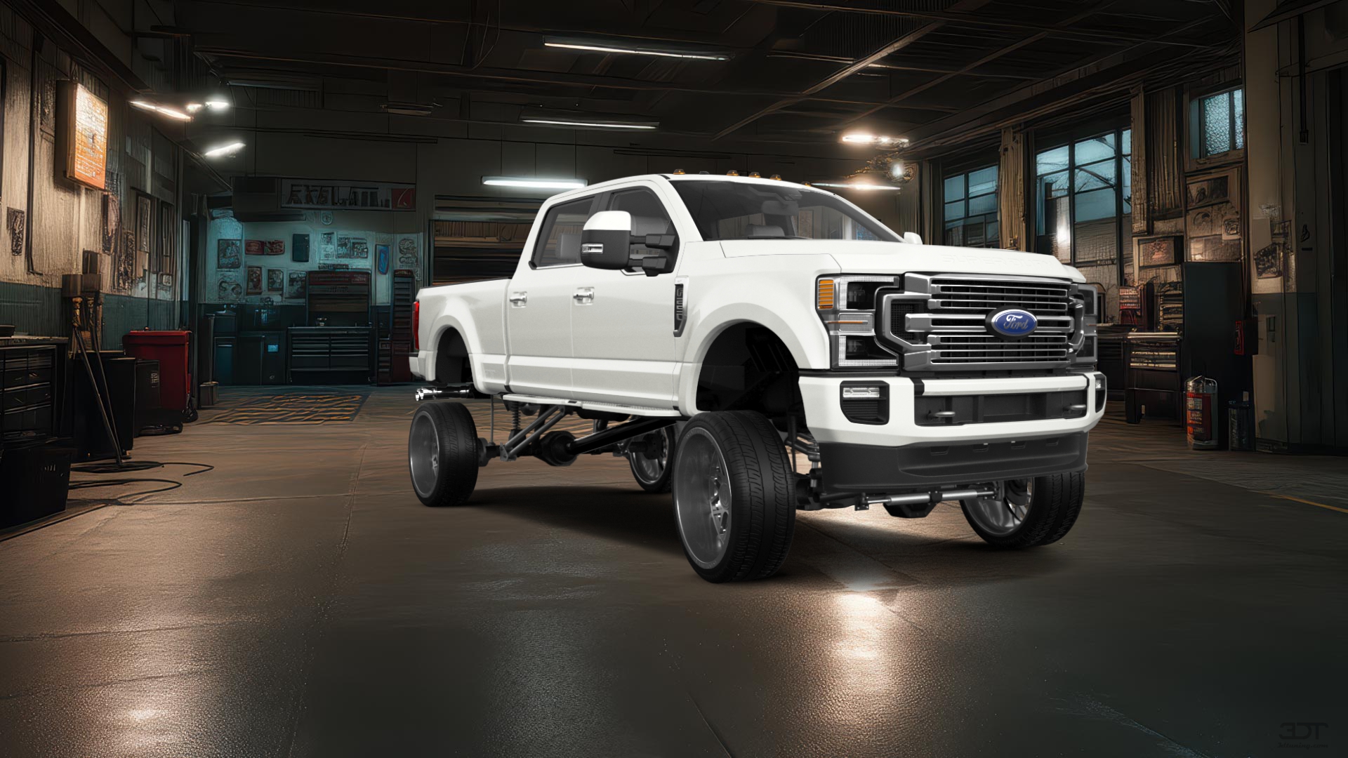 Ford F-250 4 Door pickup truck 2021 tuning