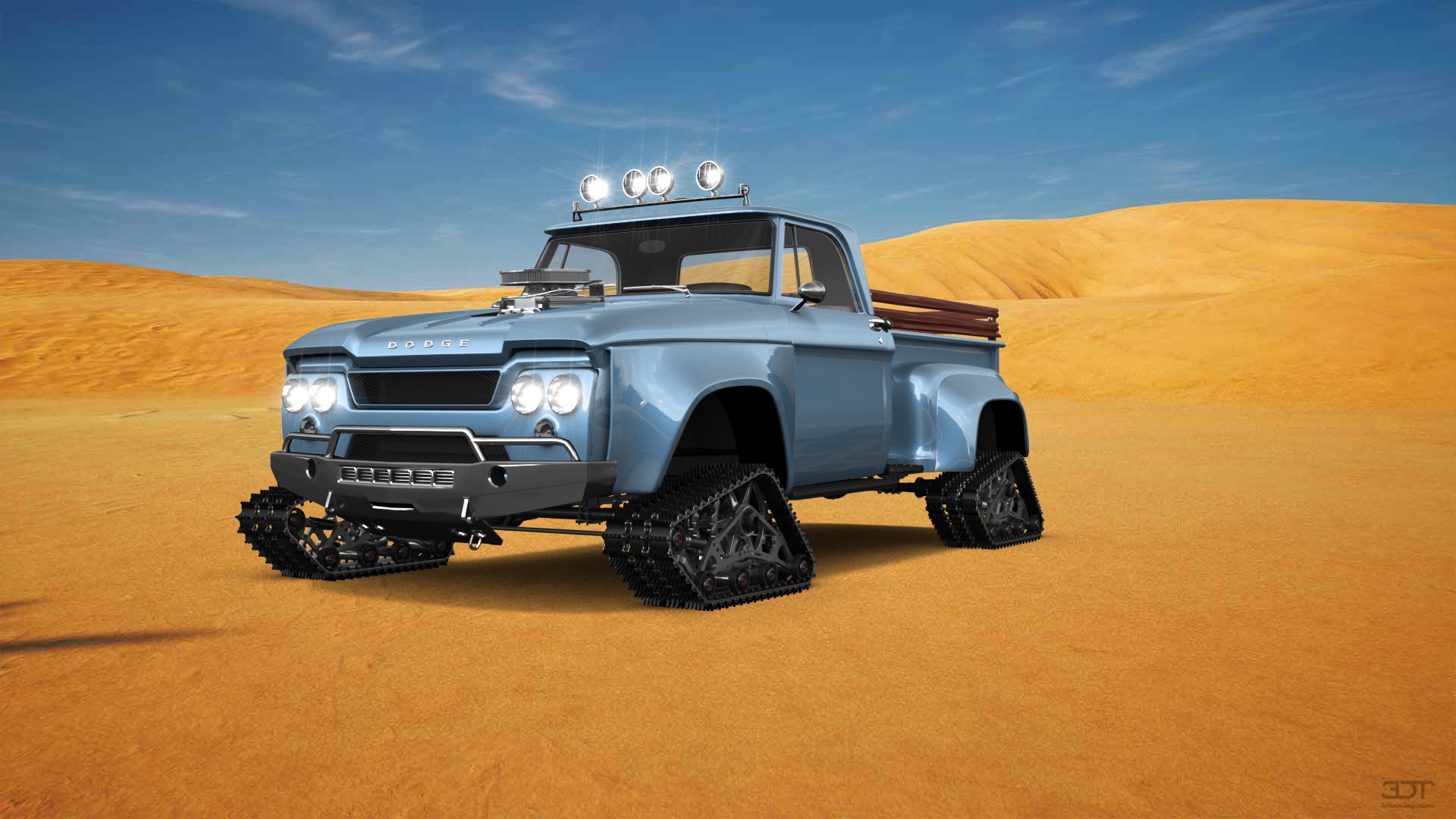 Dodge D-100 Stepside 2 Door pickup truck 1961 tuning