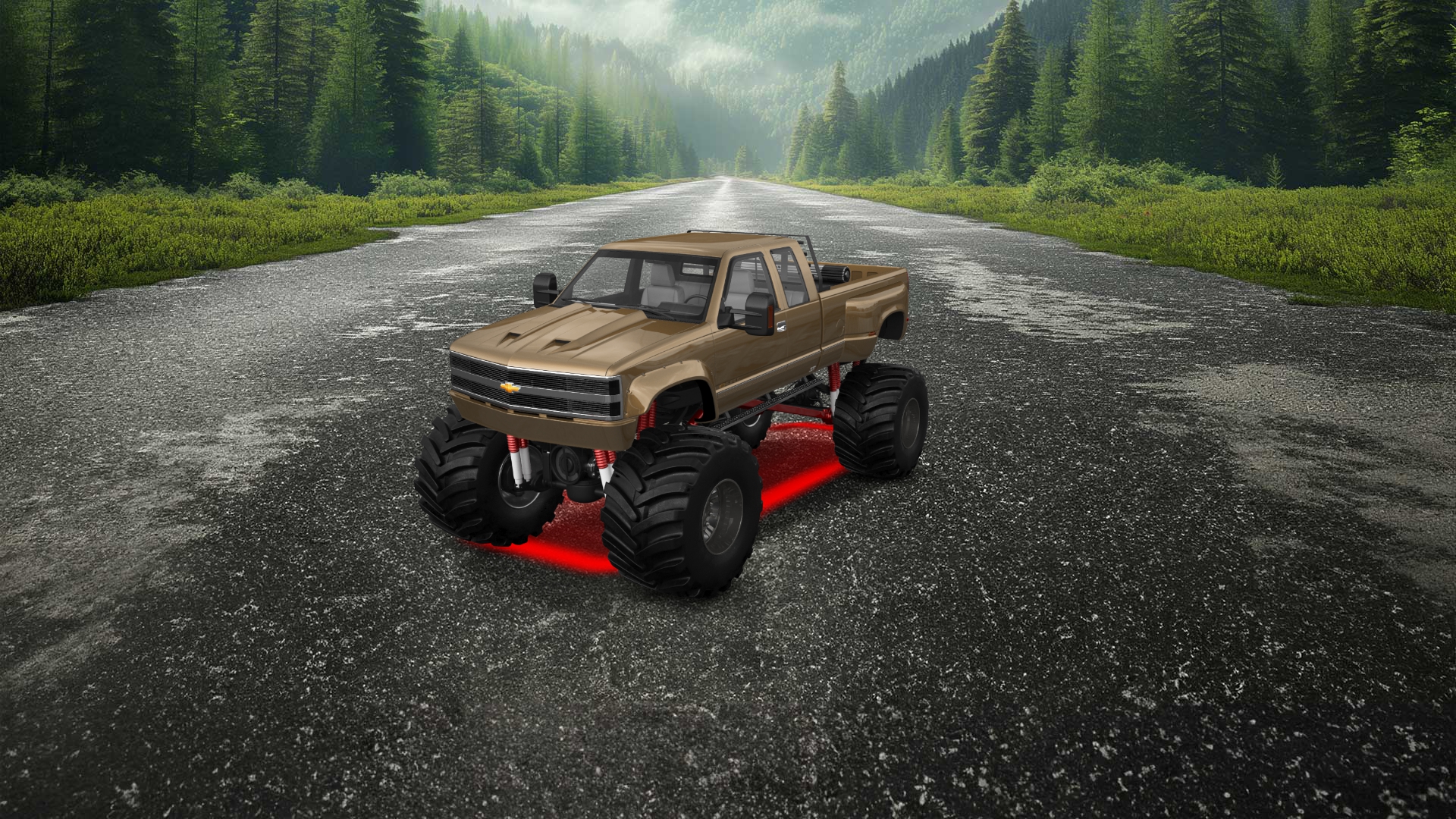 Chevrolet K3500 Extended Cab Pickup Truck 1988
