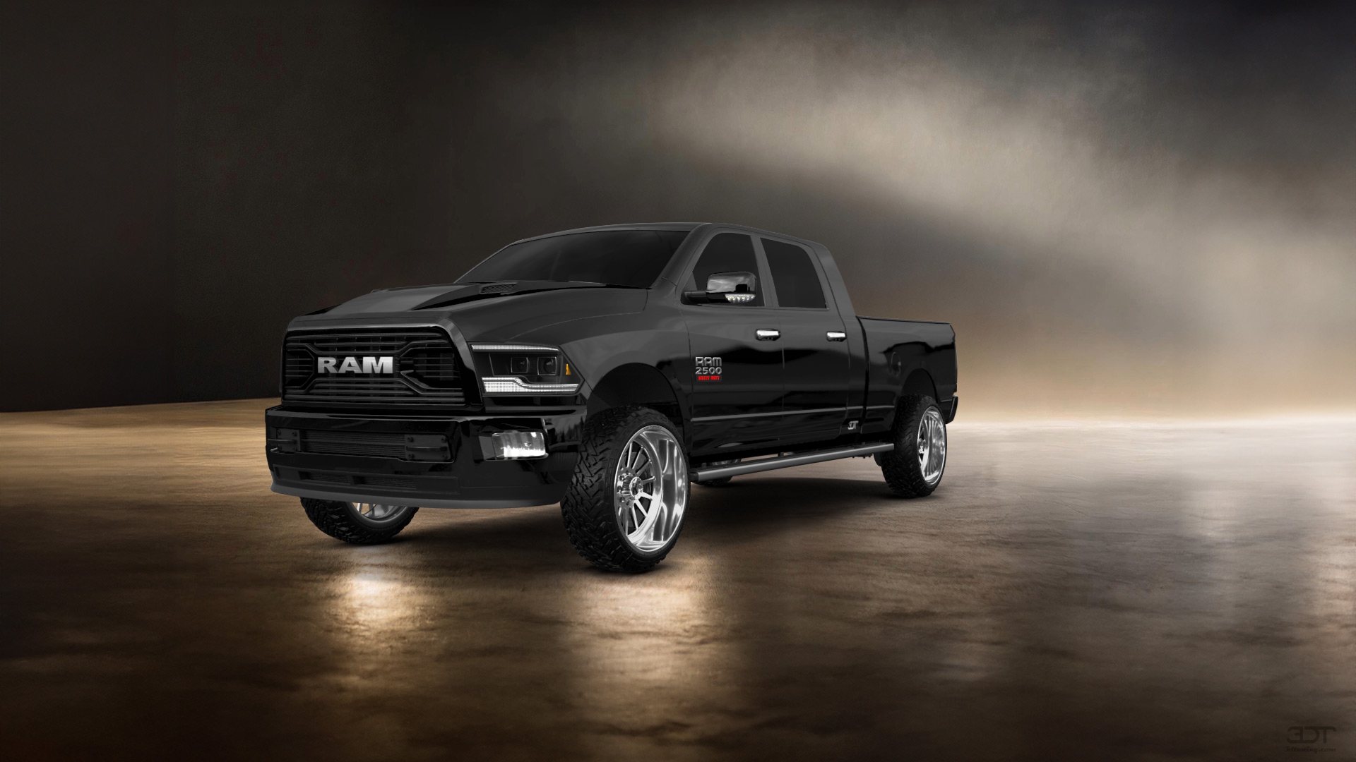 Dodge Ram 2500 Mega Cab 6.4 ft box 4 Door pickup truck 2010 tuning
