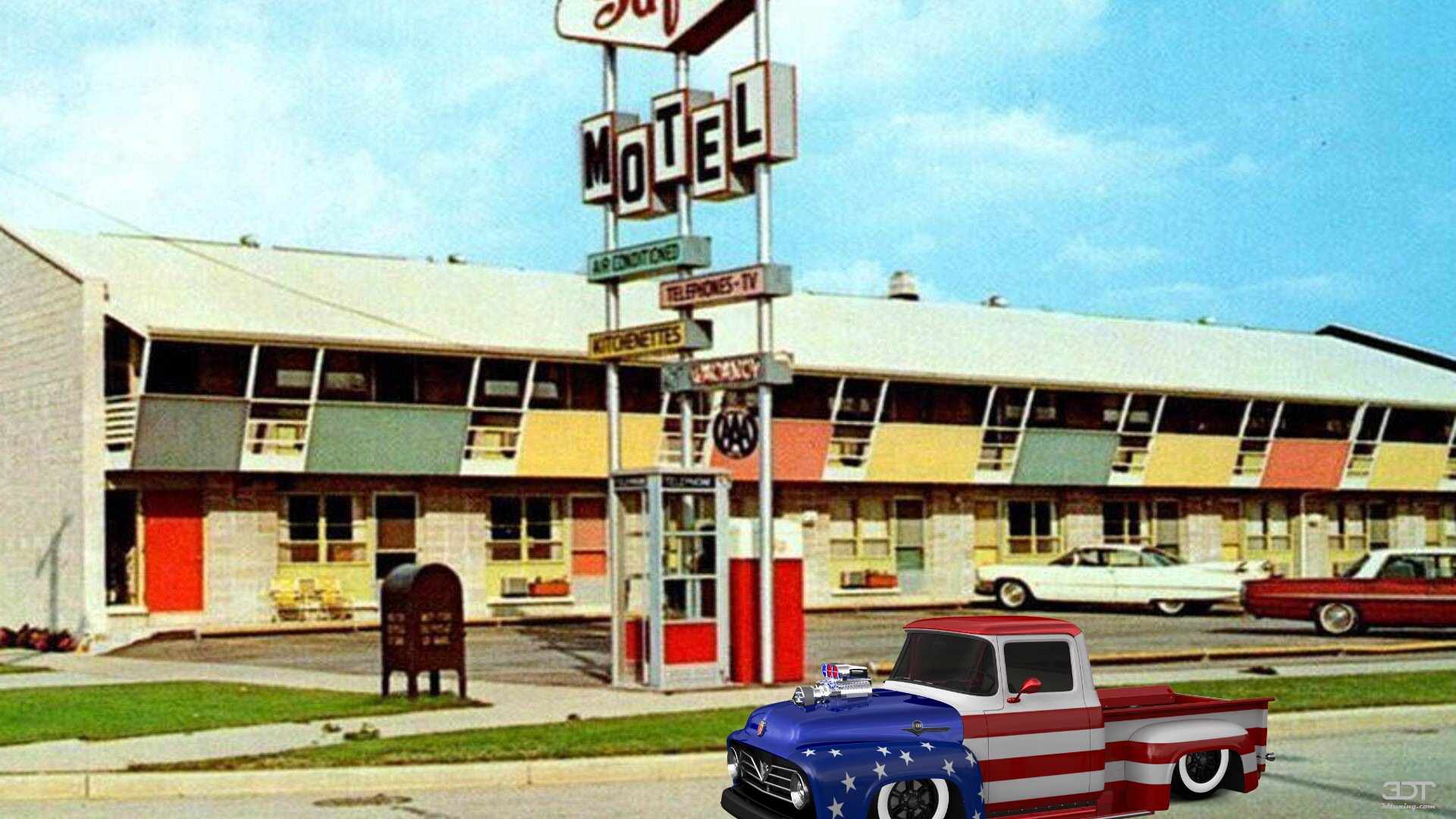 Ford F-100 2 Door truck 1956 Images