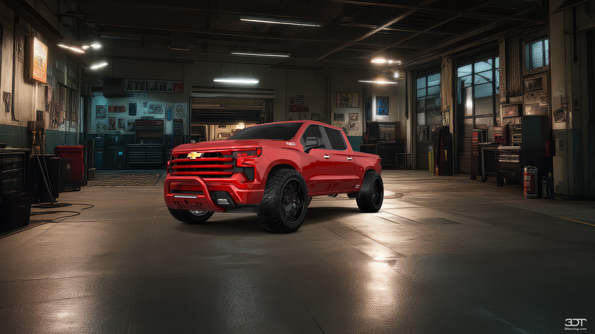 Chevrolet Silverado 1500 Crew Cab 5.8 ft box 4 Door pickup truck 2023 tuning