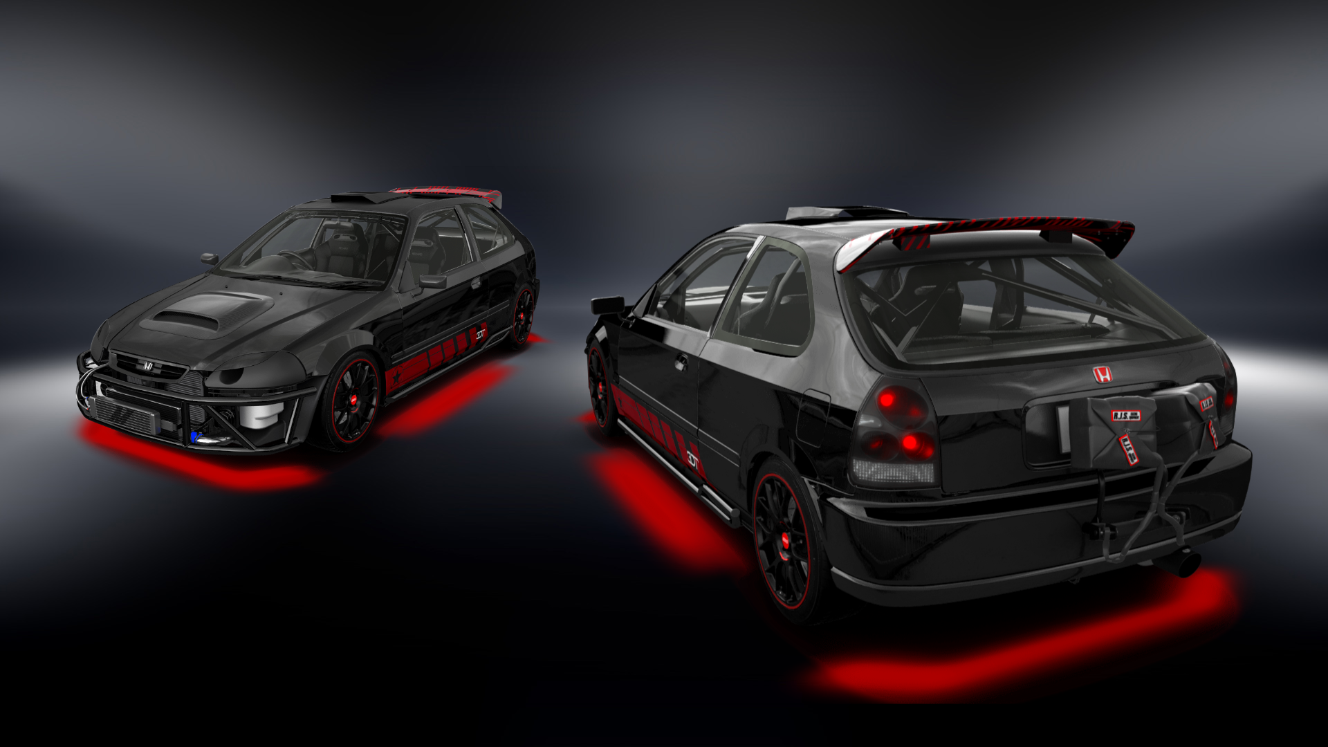 Honda Civic 3 Door Hatchback 1997 tuning