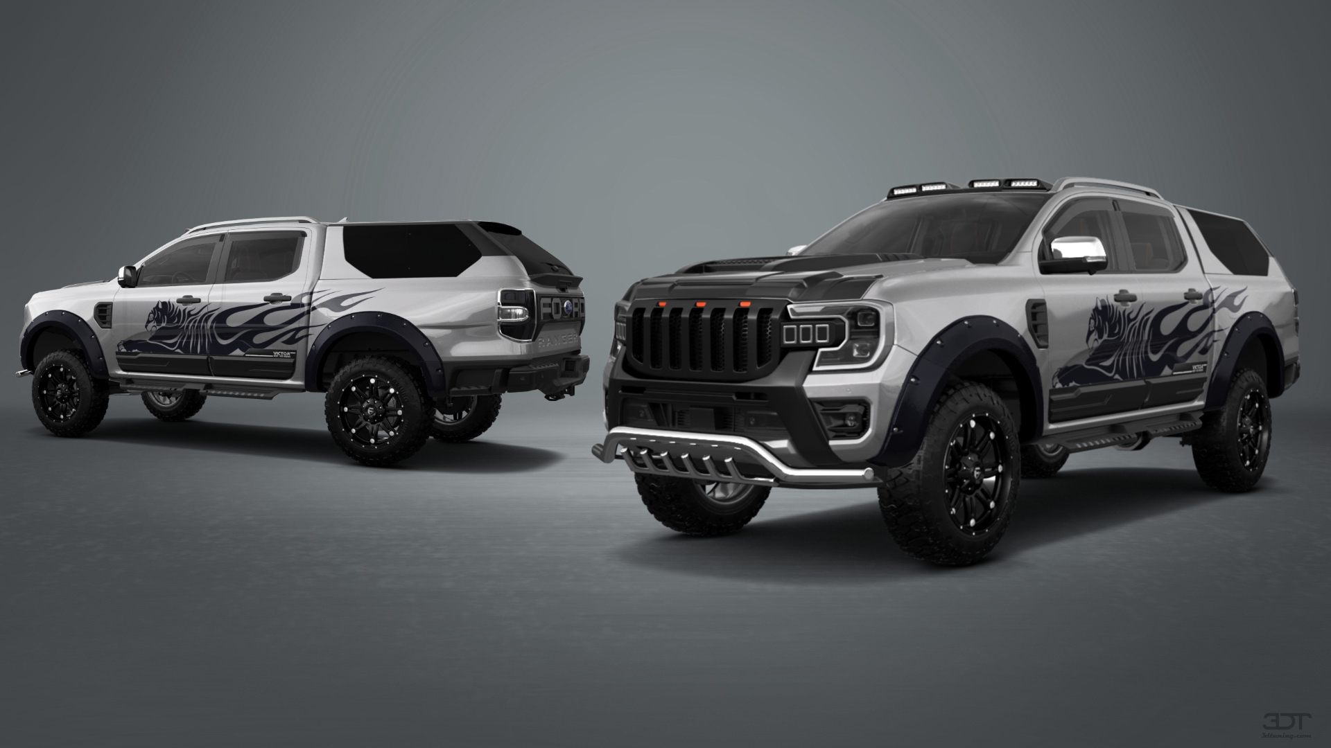 Ford Ranger 4 Door pickup truck 2022 tuning