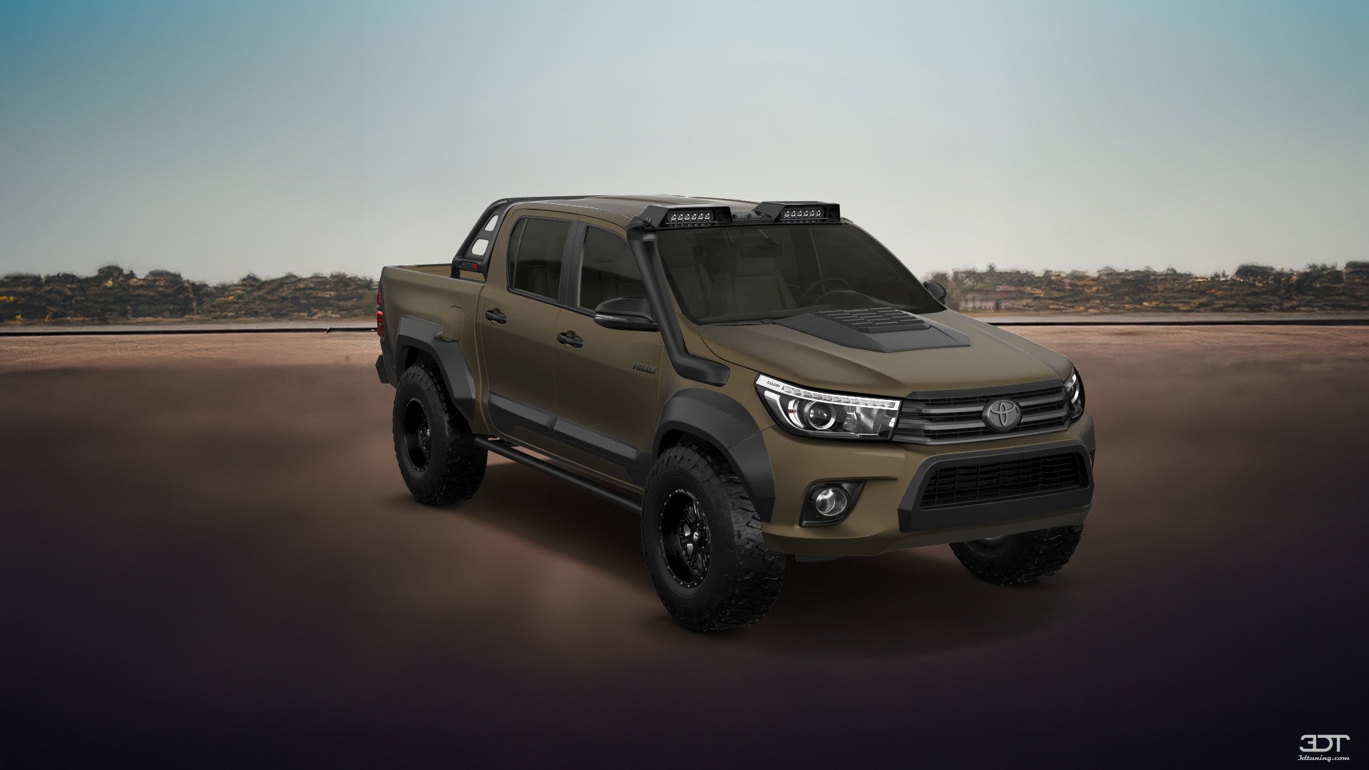 Toyota Hilux Double Cab 4 Door pickup truck 2015 tuning