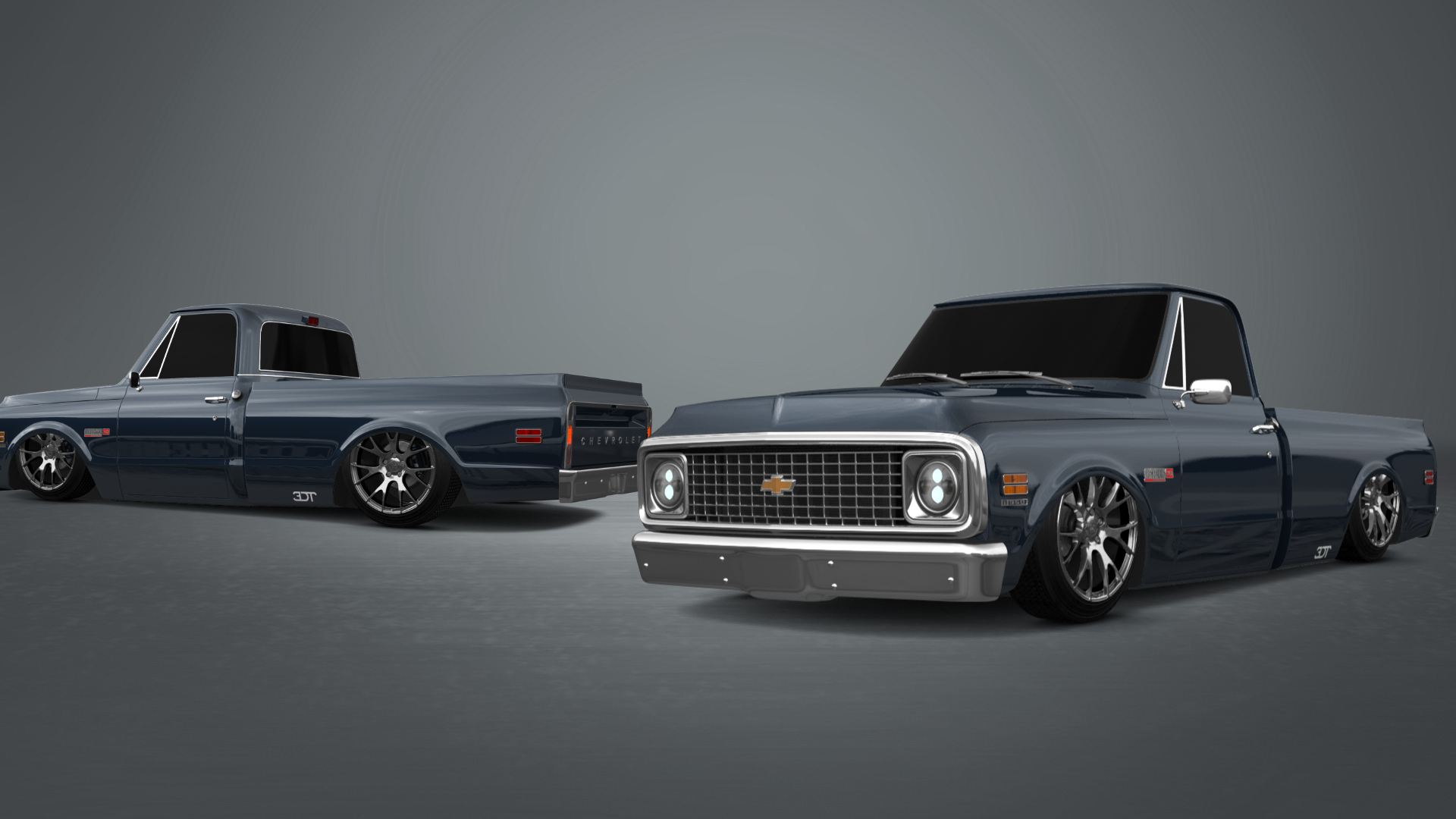 Chevrolet C-10 Cheyenne 2 Door pickup truck 1972 tuning