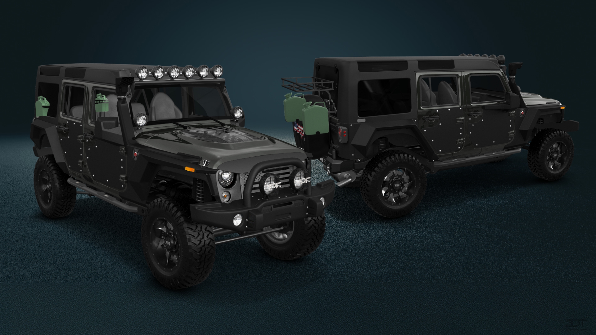 Jeep Wrangler Unlimited JK Rubicon Recon 4 Door SUV 2017 tuning
