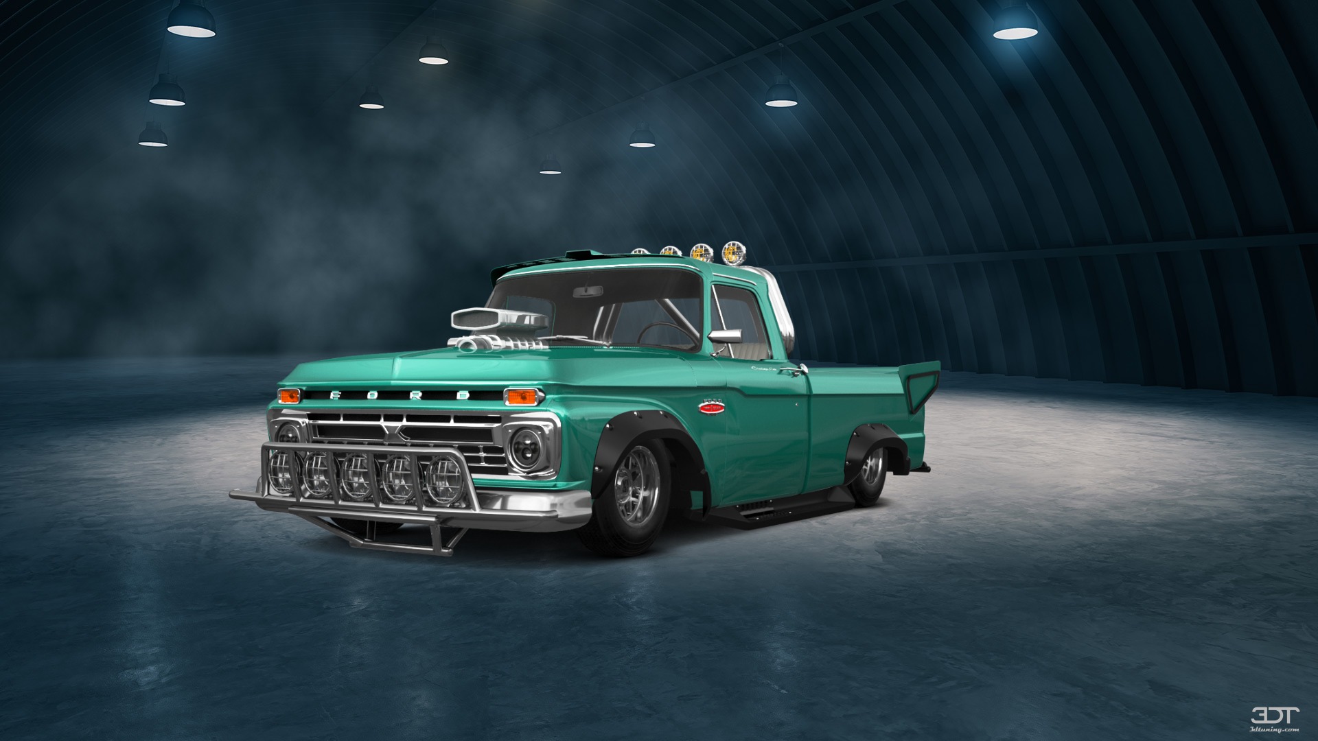 Ford F-100 Custom Cab Challenge 2 Door pickup truck 3966