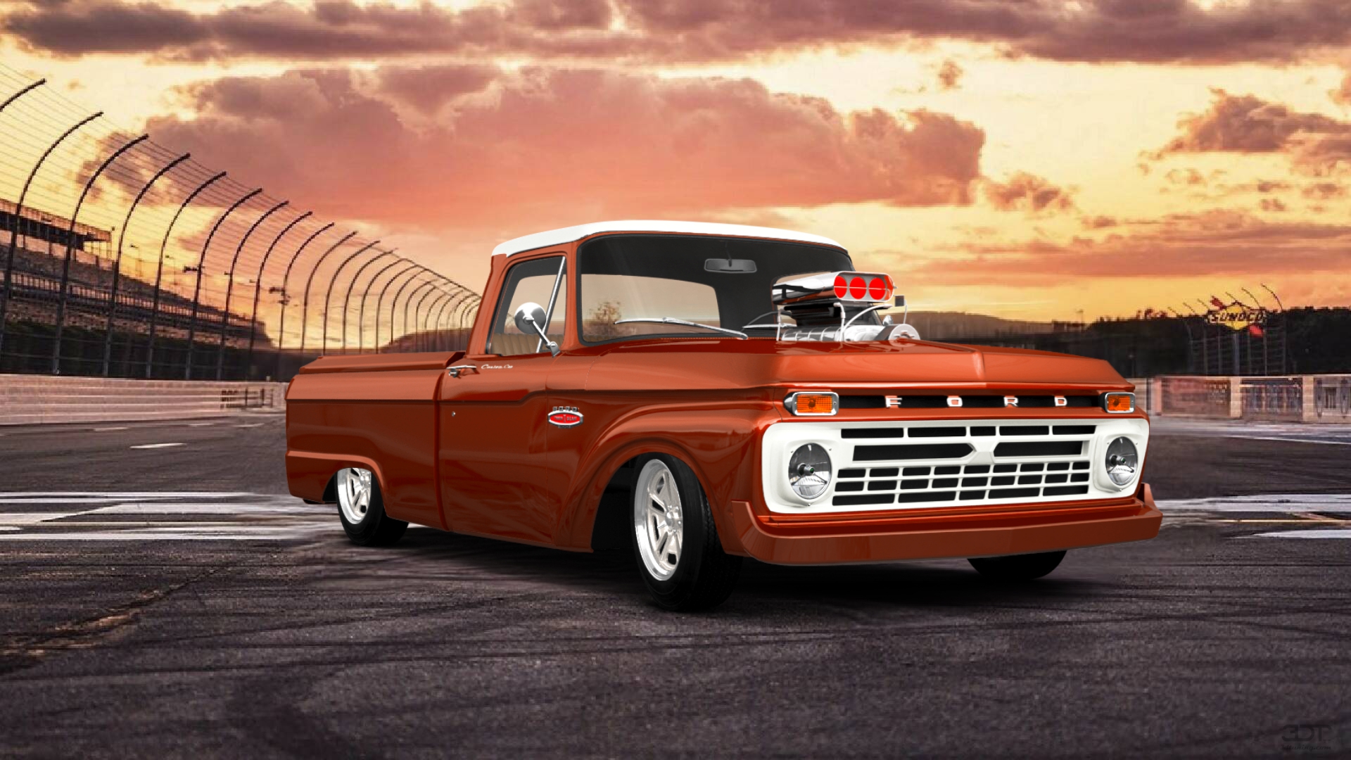 Ford F-100 Custom Cab 2 Door pickup truck 1966 Images