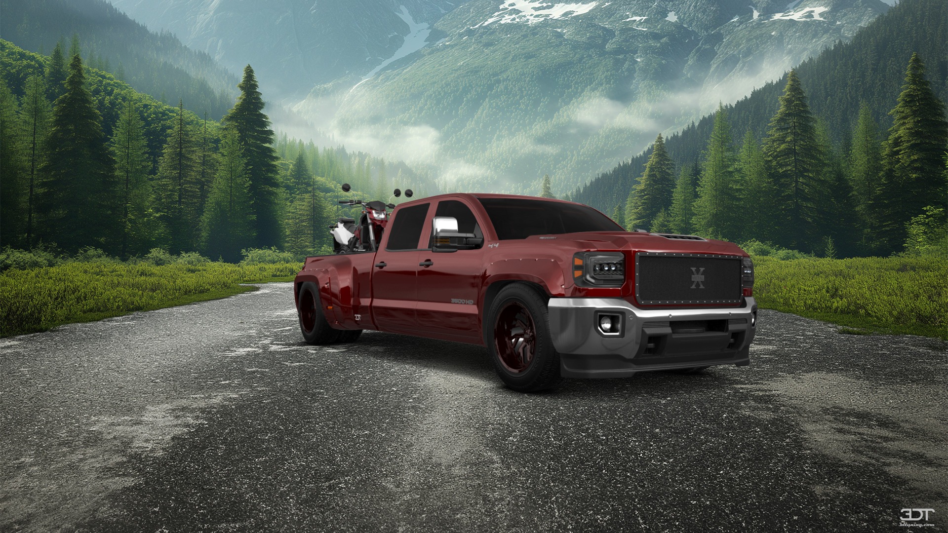 GMC Sierra 3500 HD Crew Cab 4 Door pickup truck 2015 tuning