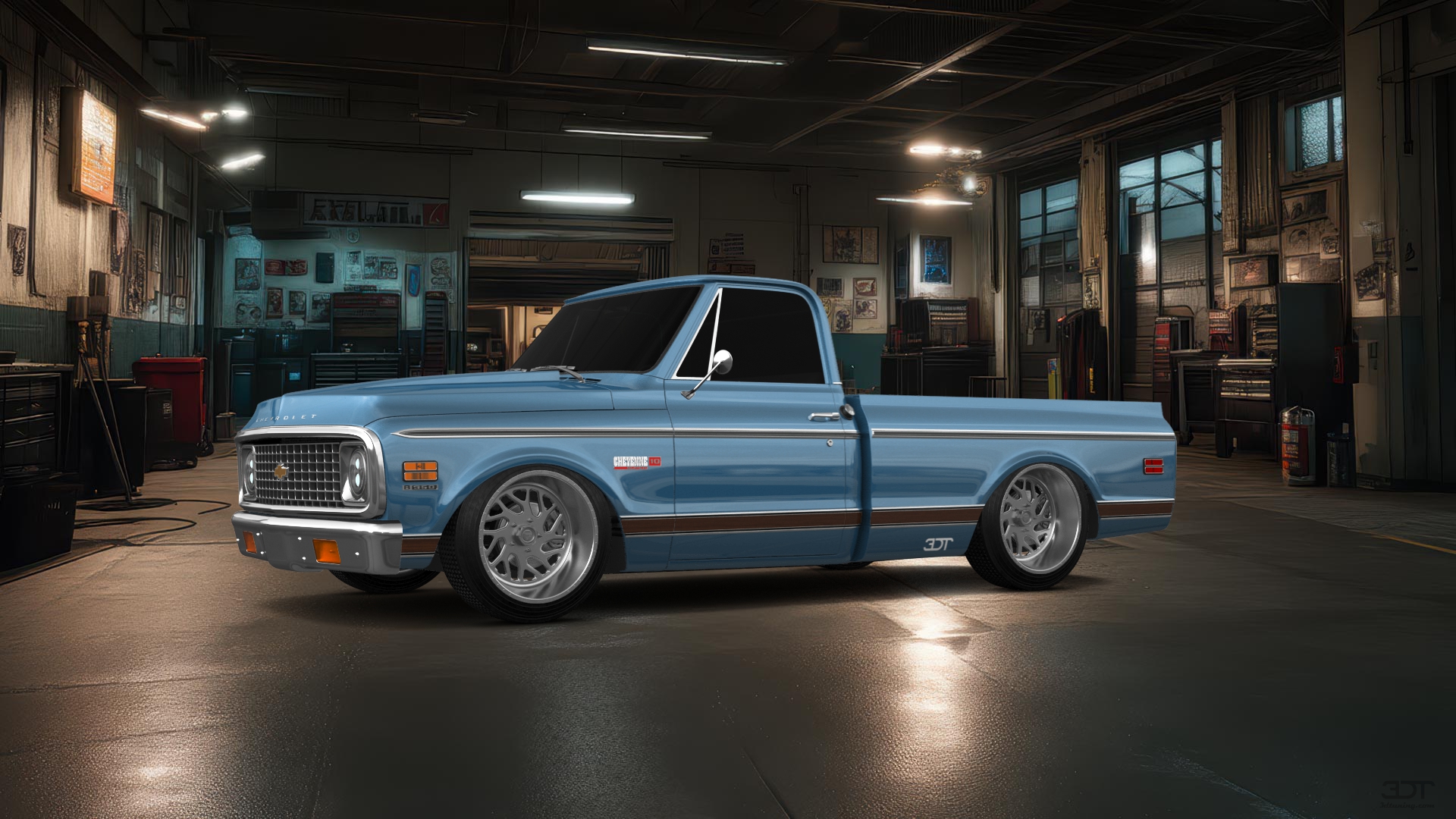 Chevrolet C-10 Cheyenne 2 Door pickup truck 1972 tuning