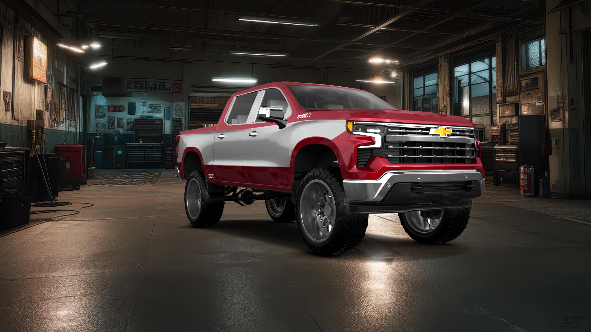 Chevrolet Silverado 1500 Crew Cab 5.8 ft box 4 Door pickup truck 2023 tuning