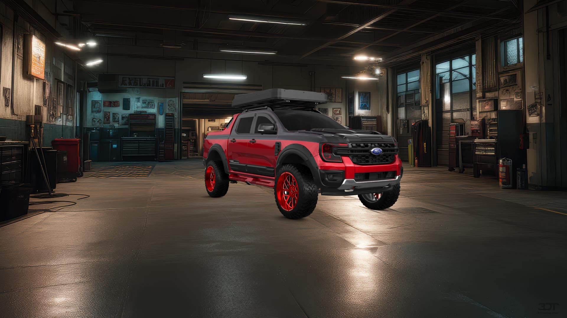Ford Ranger 4 Door pickup truck 2022 tuning