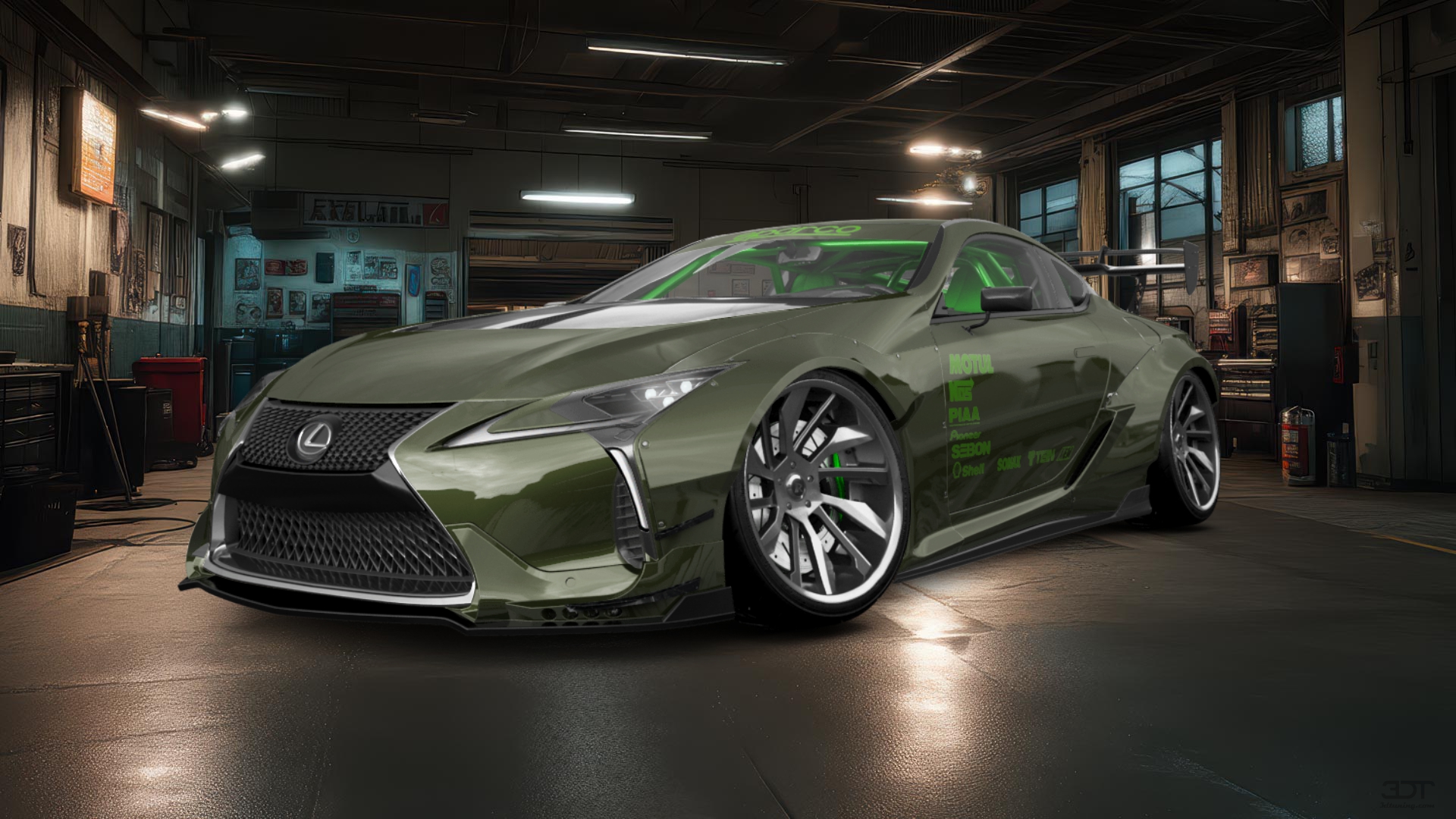 Lexus LC500 2 door fastback coupe 2017 tuning