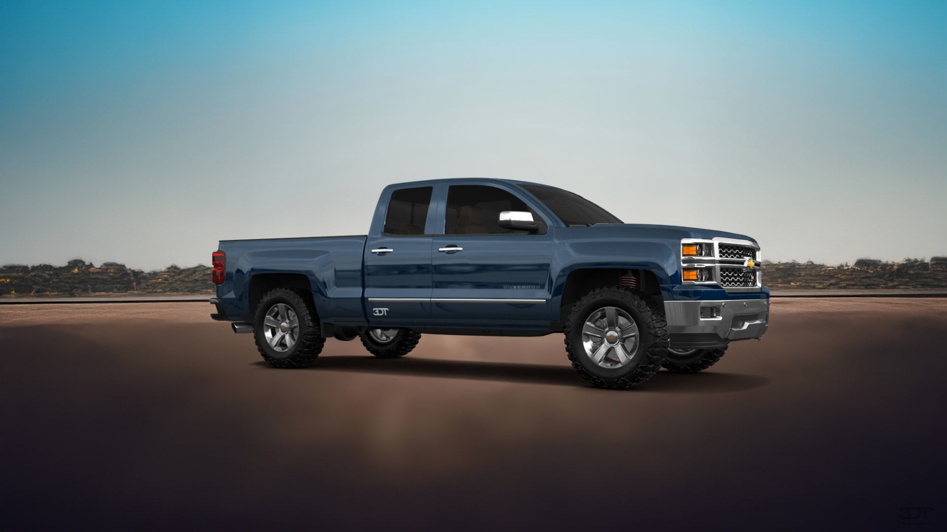 Chevrolet Silverado 1500 6.5 ft box 4 Door pickup truck 2014 tuning