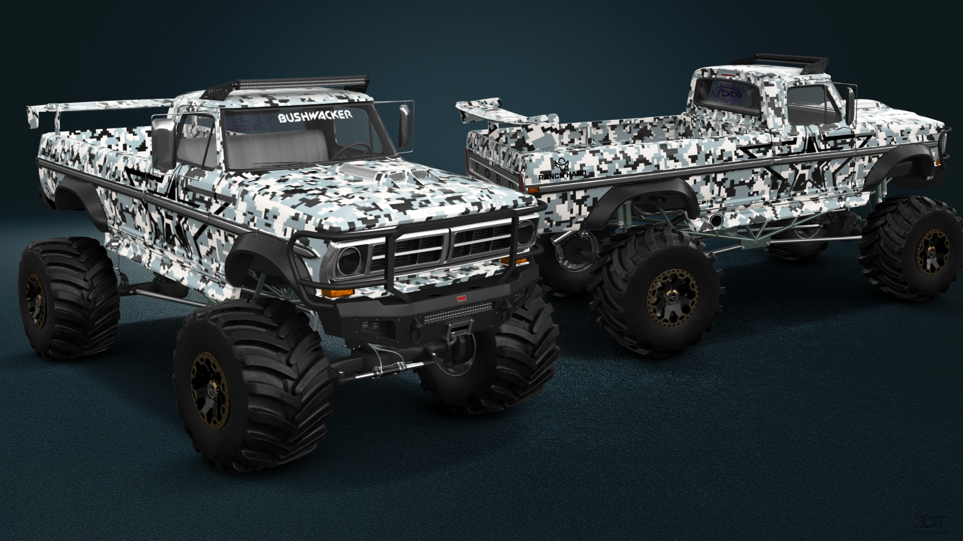 Ford F-250 2 Door pickup truck 1971