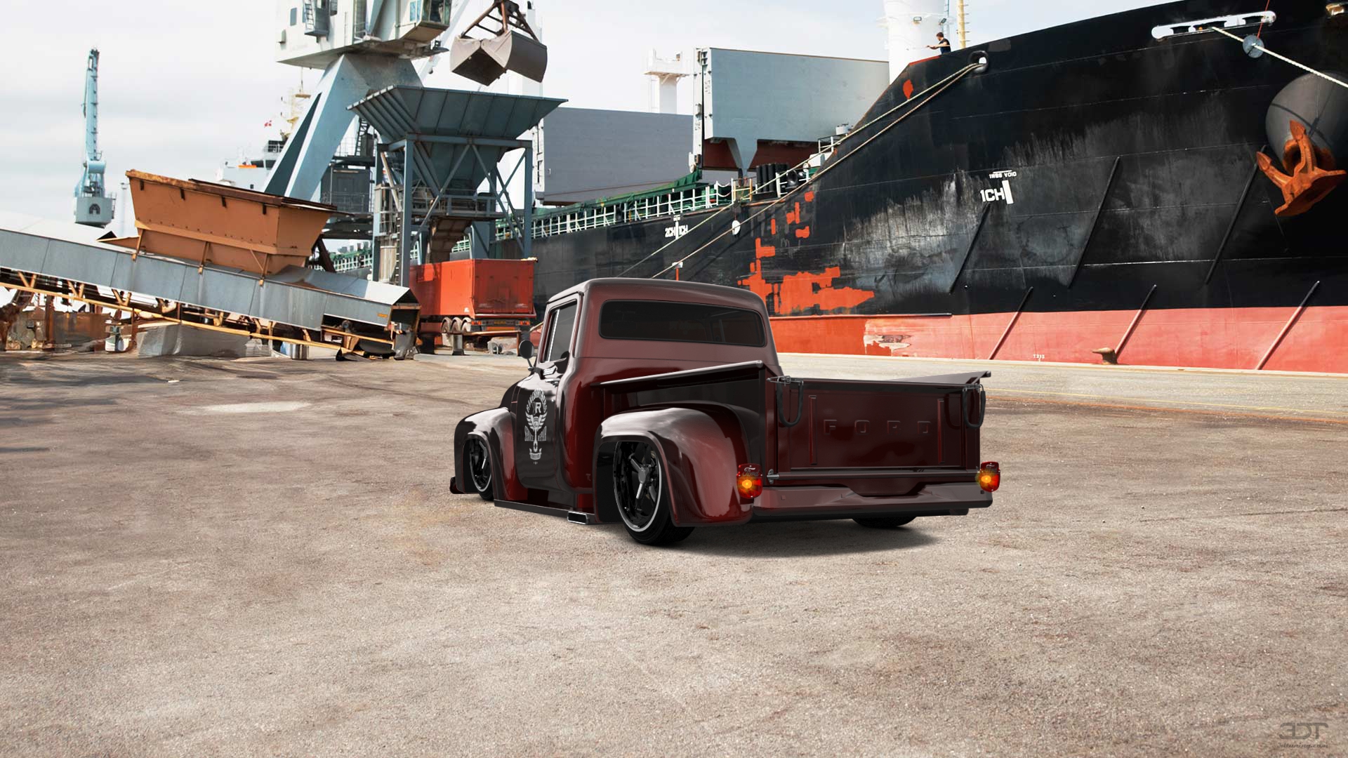 Ford F-100 2 Door truck 1956 tuning