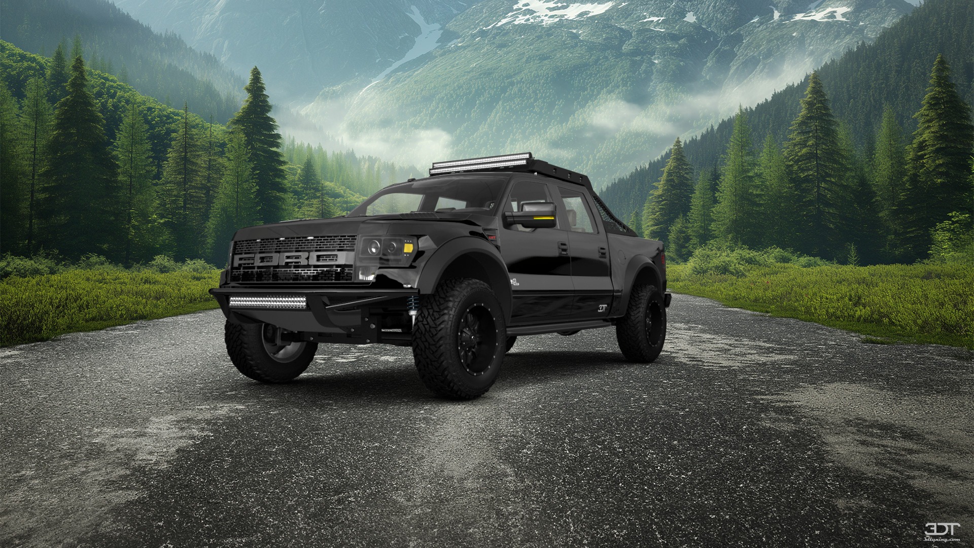 Ford F-150 SVT Raptor 4 Door pickup truck 2013