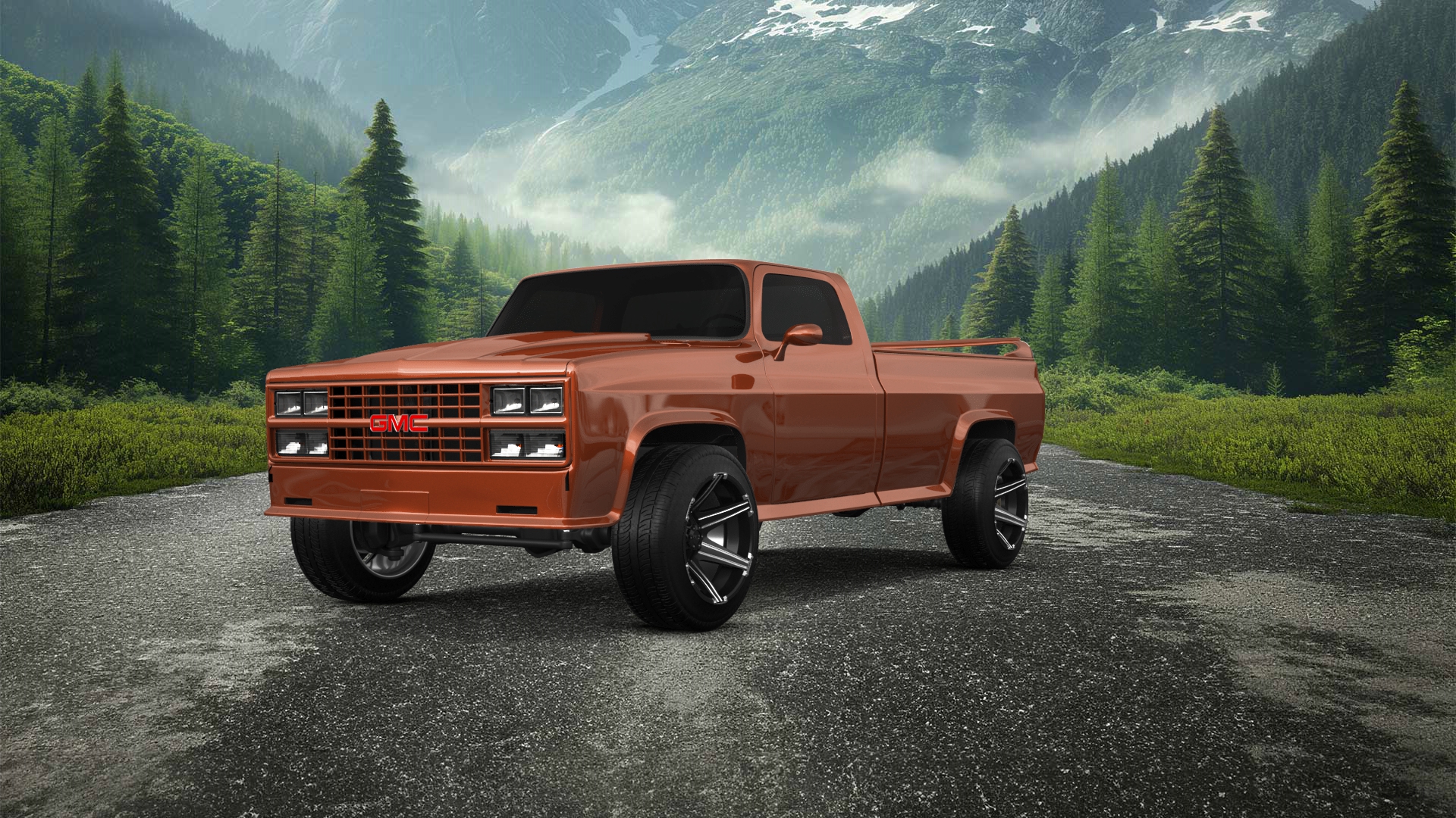 GMC Sierra 1500 2 Door pickup truck 1985 tuning