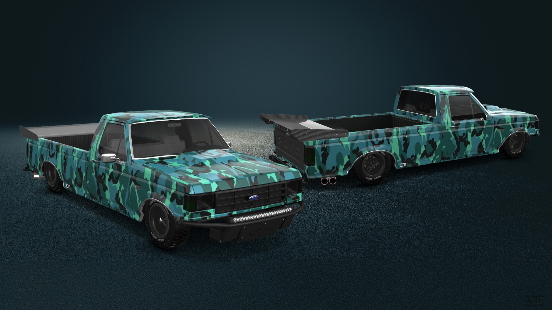 Ford F-150 2 Door pickup truck 1987 tuning