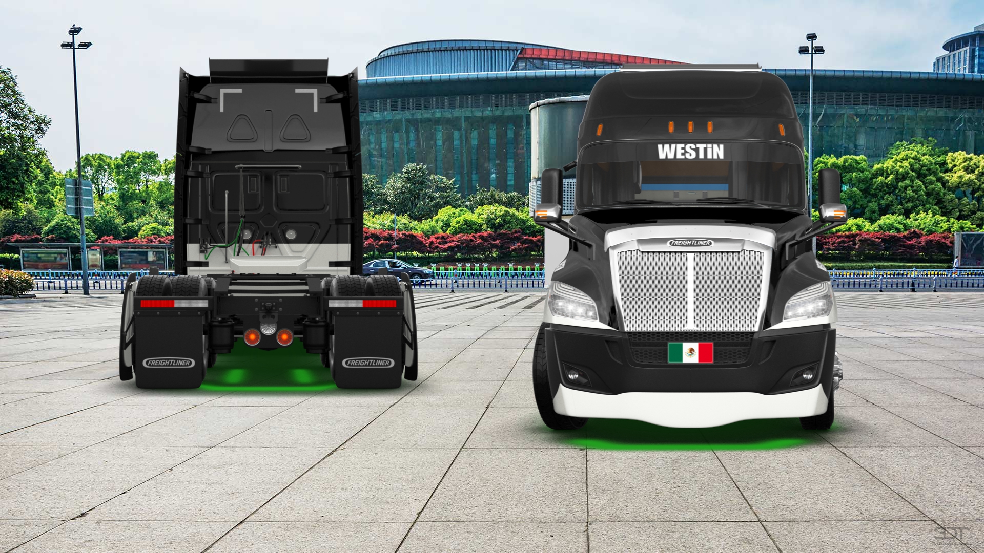 Freightliner Cascadia Sleeper Cab Truck 2018 tuning