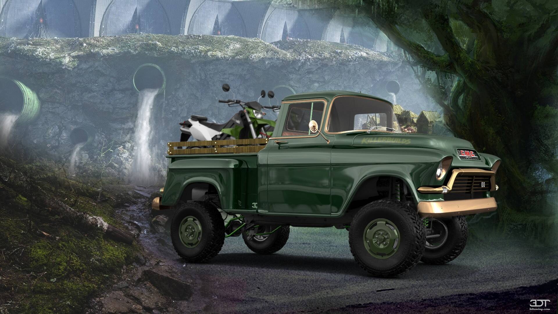 GMC 100 Stepside 2 Door pickup truck 1957
