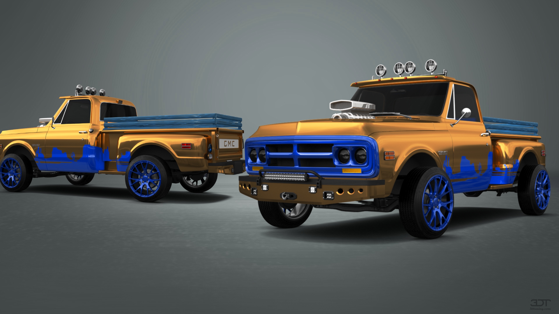 GMC K1500 2 Door pickup truck 1971 tuning