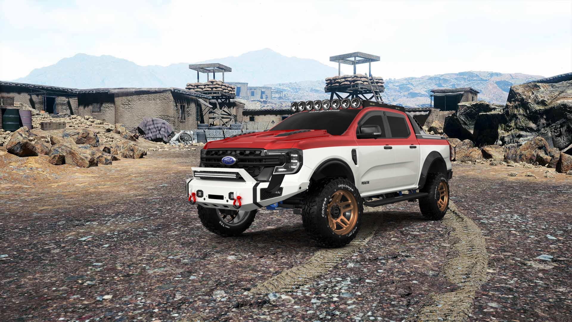 Ford Ranger 4 Door pickup truck 2022 tuning