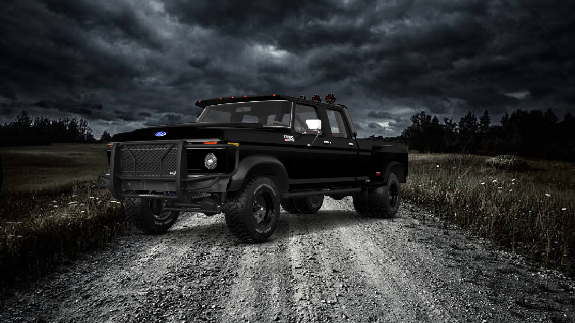 Ford F-350 Dually 4 Door pickup truck 1973