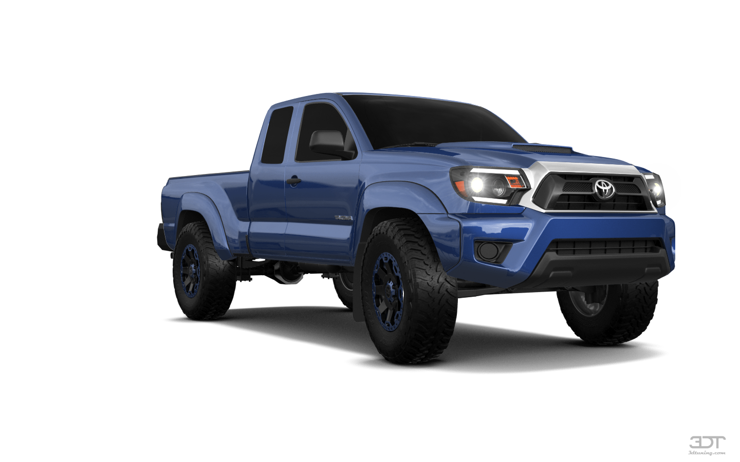 Toyota Tacoma Access Cab 2012 Extra Long Bed Custom Design Blue Filter Edit (SCS)