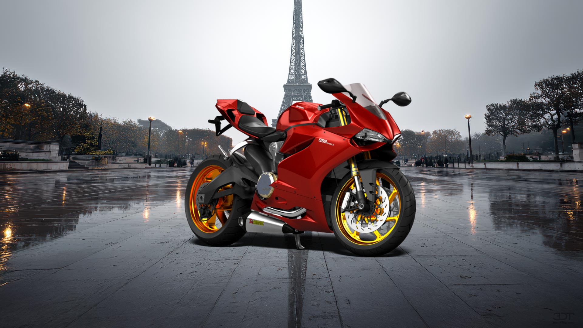 Ducati 899 Panigale Sport Bike 2015 tuning