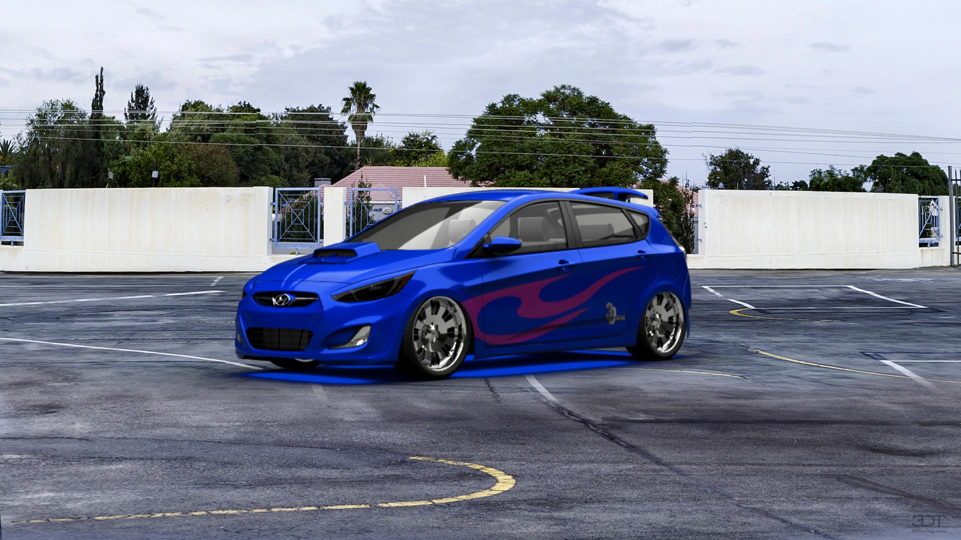 Hyundai Accent 5 Door Hatchback 2012 tuning