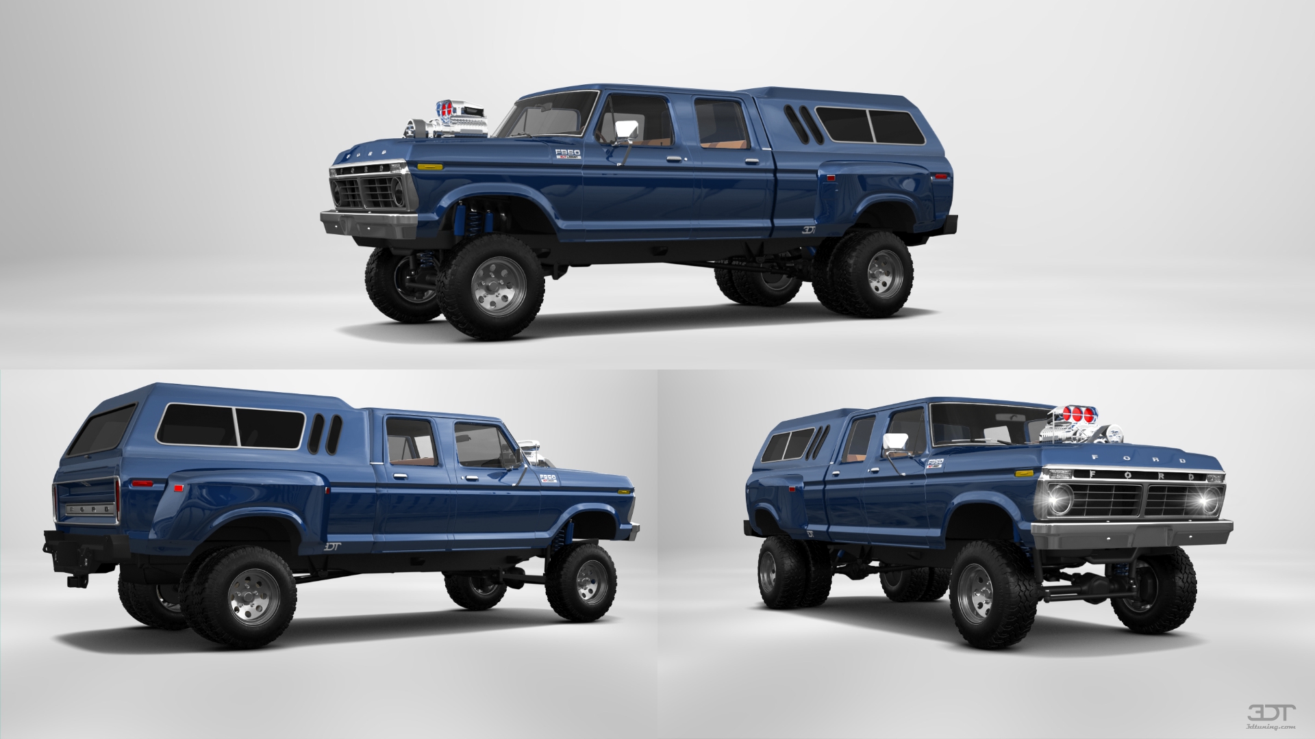 Ford F-350 Dually 4 Door pickup truck 1973