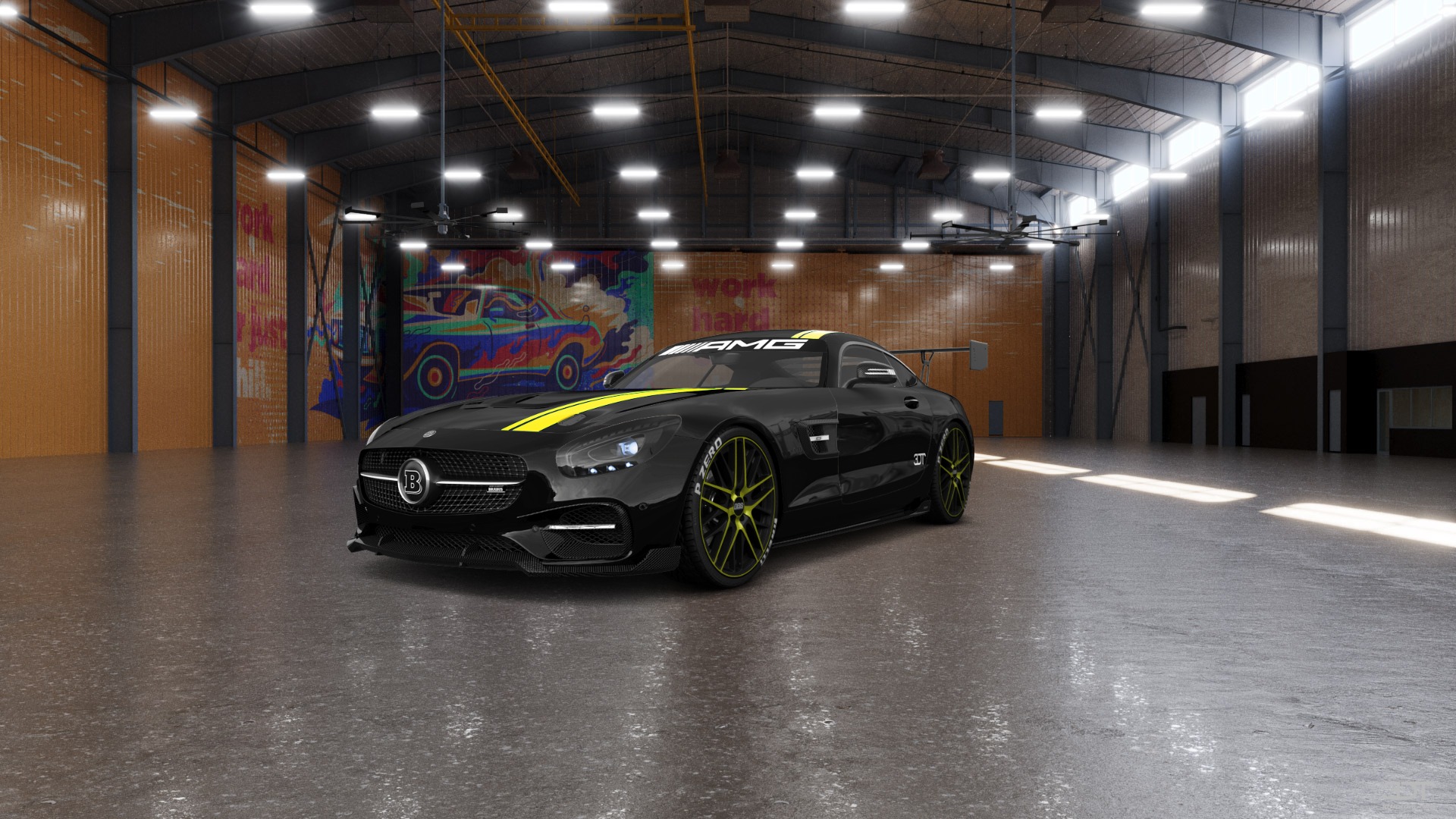 Mercedes AMG GT 2 door fastback coupe 2016