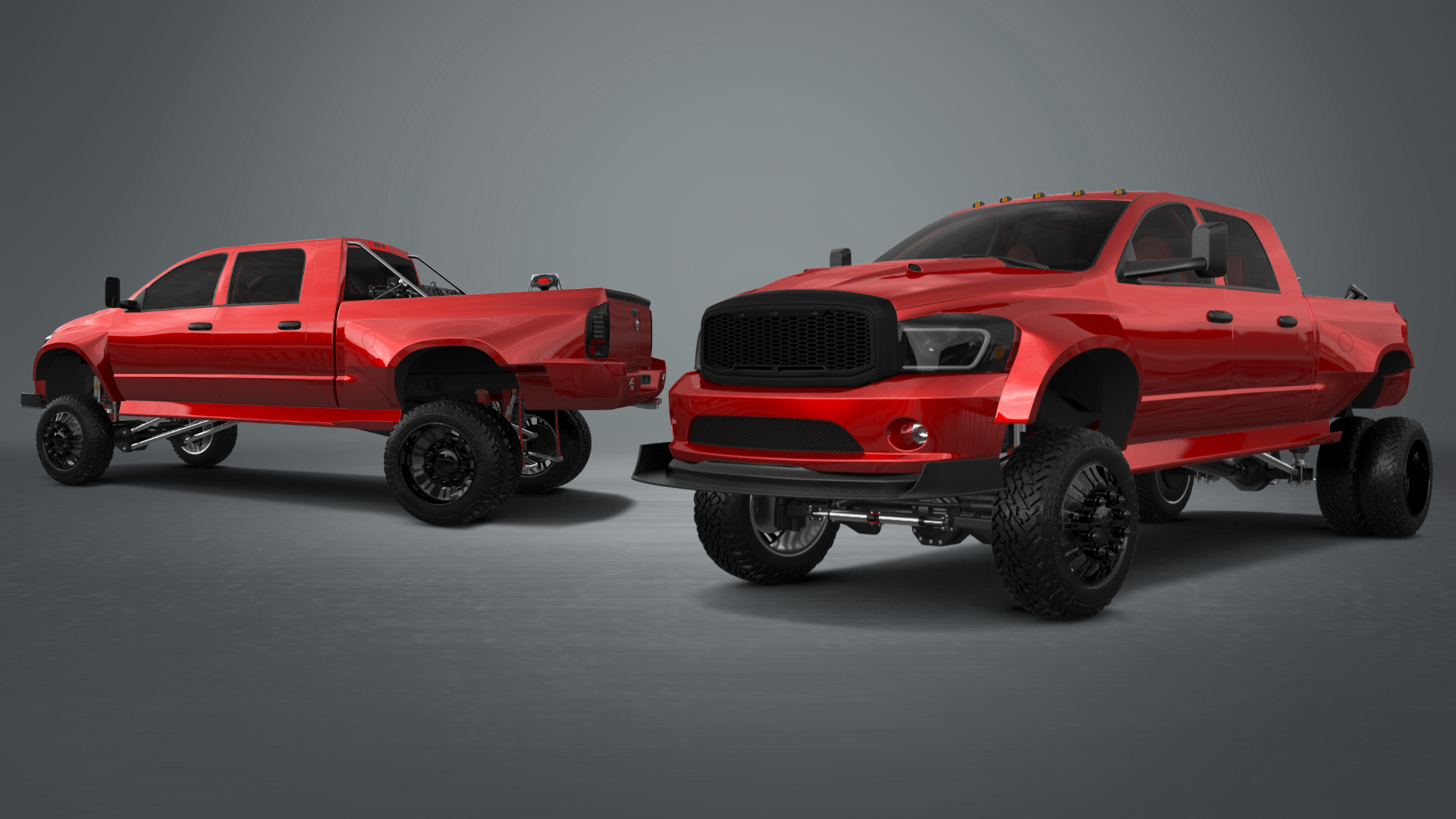 Dodge Ram 3500 Dually 4 Door pickup truck 2007 tuning