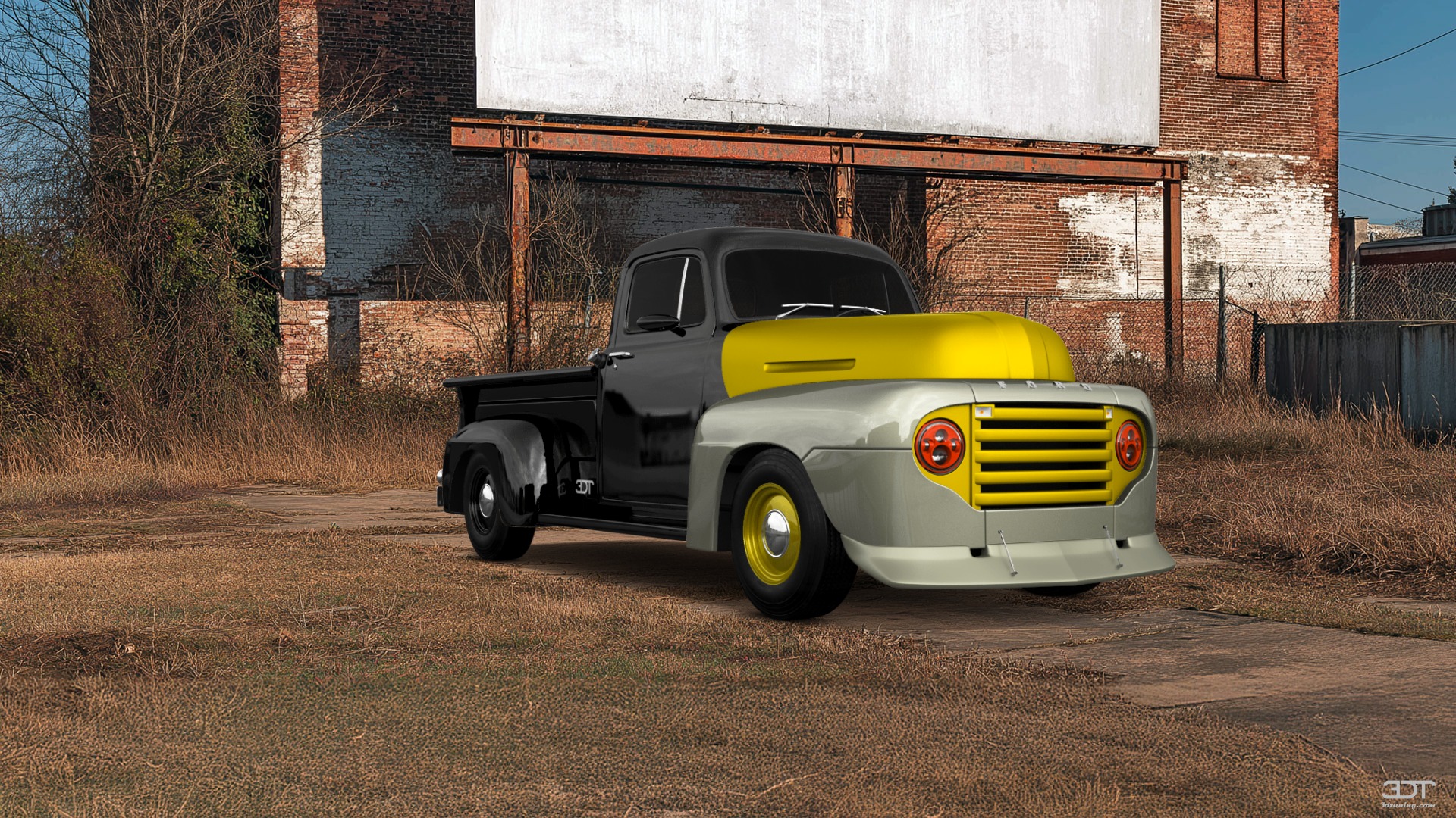 Tuning Ford F1 2 Door pickup truck 1949