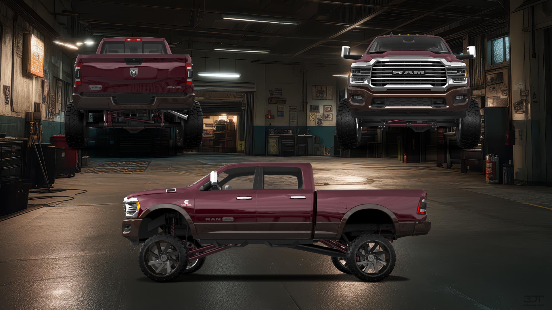 Dodge Ram 2500 4 Door pickup truck 2020 tuning