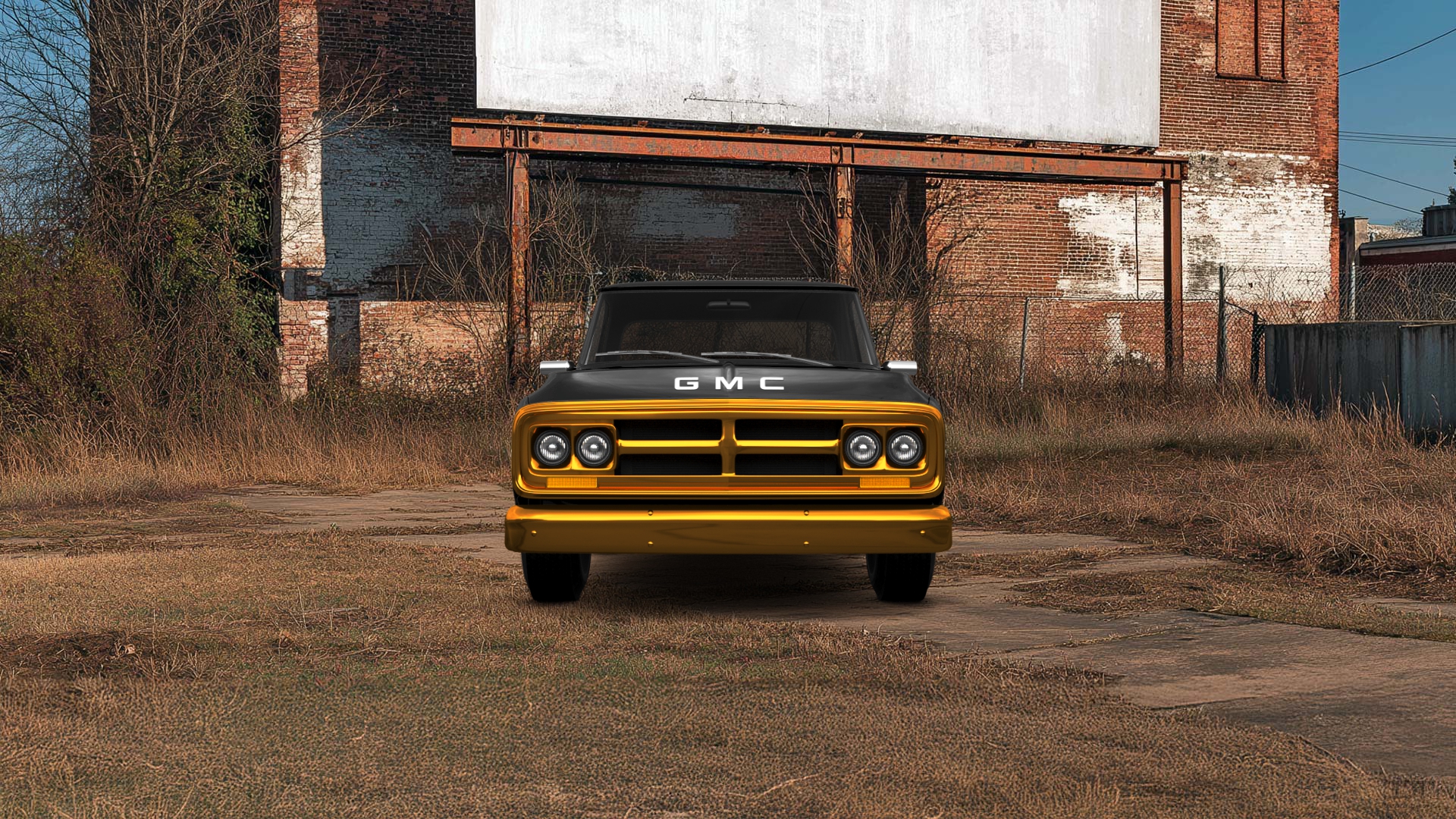 GMC K1500 2 Door pickup truck 1971 Images
