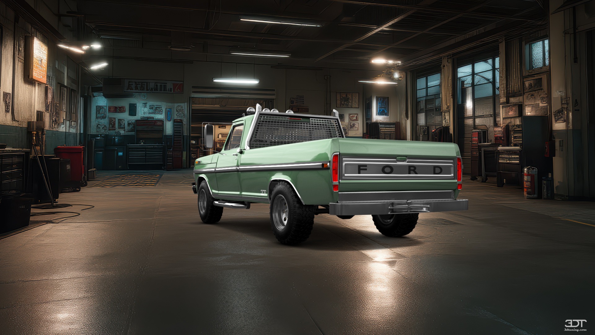 Ford F-250 2 Door pickup truck 1971 tuning