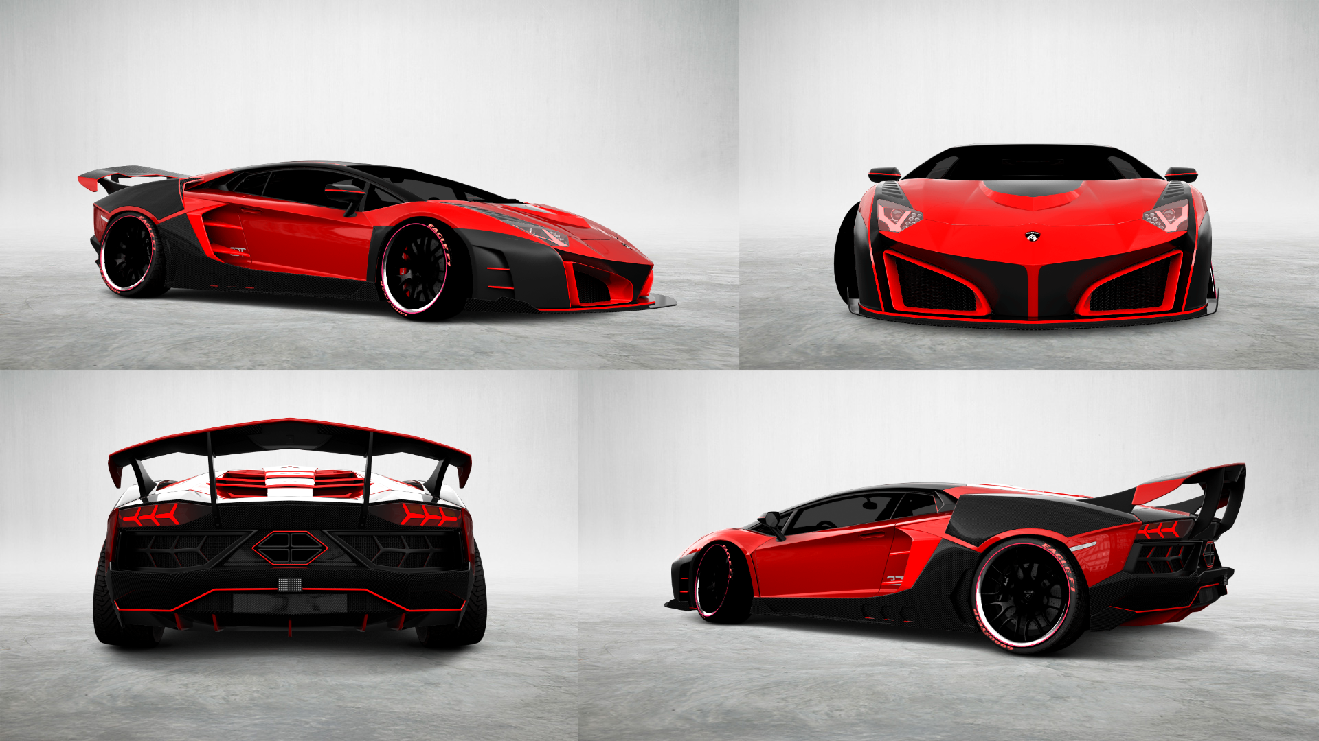 Tuning Lamborghini Aventador 2 Door Coupe 2012