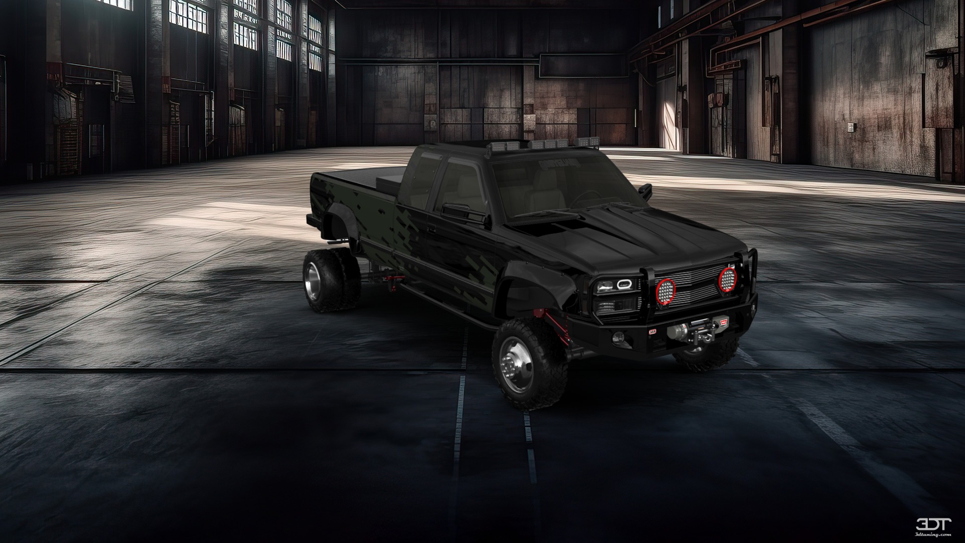 Chevrolet K3500 Extended Cab Pickup Truck 1988