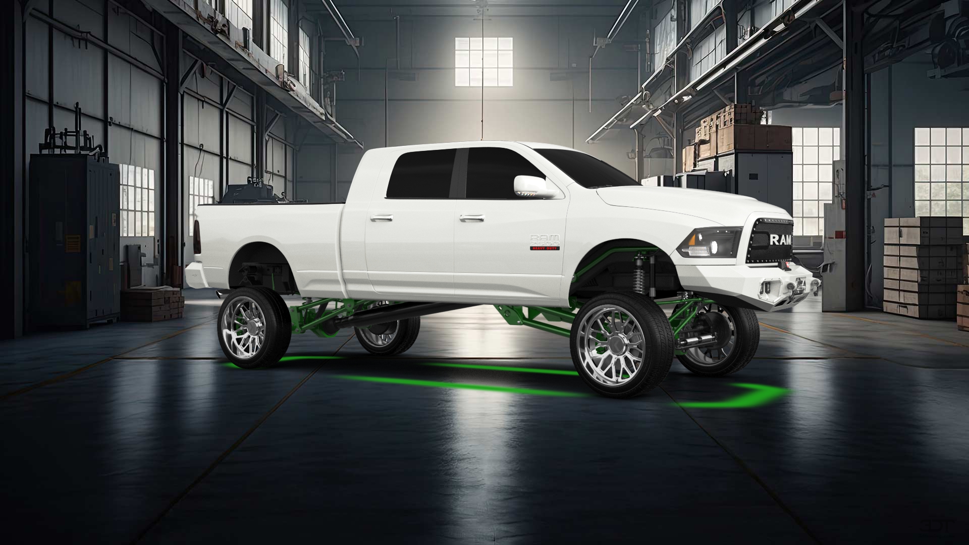 Dodge Ram 2500 Mega Cab 6.4 ft box 4 Door pickup truck 2010