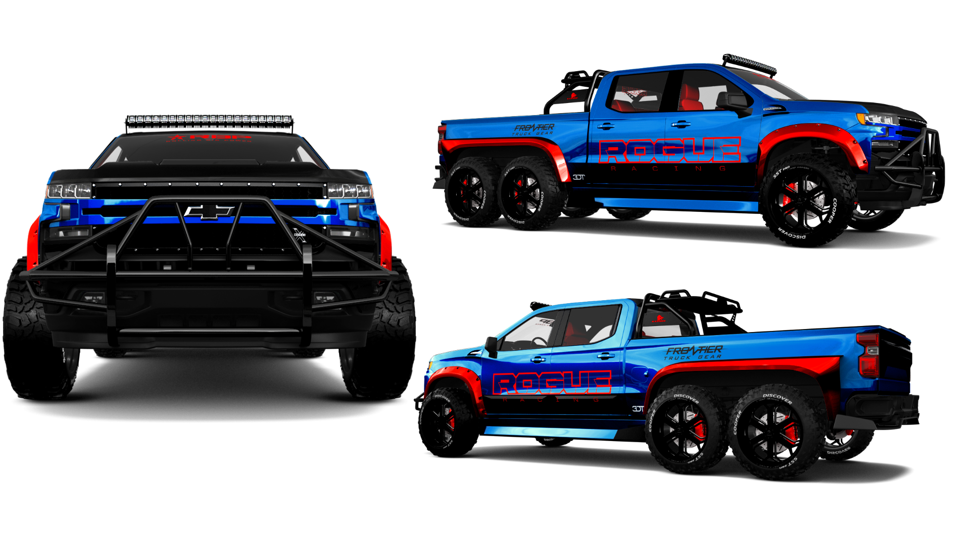 Tuning Chevrolet Silverado Hennessey Goliath 6X6 Truck 2020