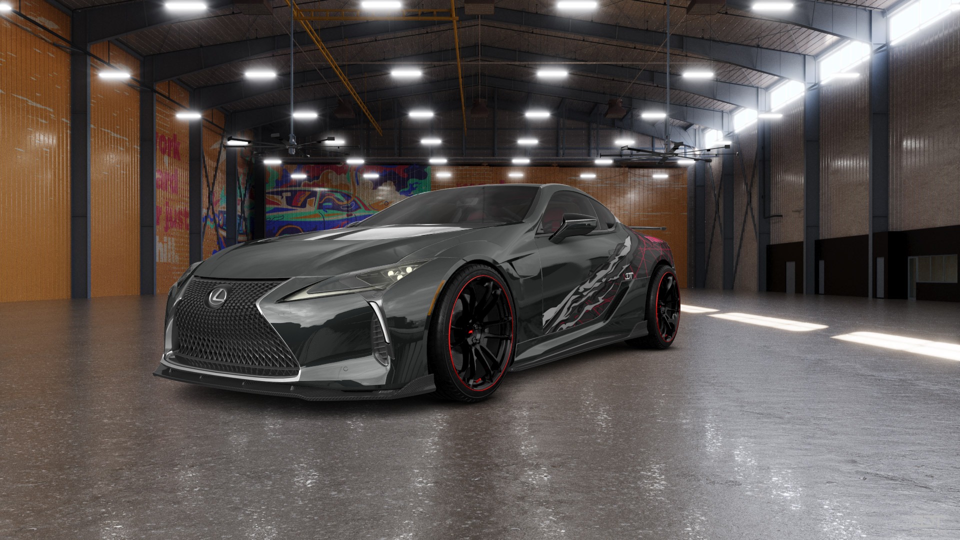 Lexus LC500 2 door fastback coupe 2017 tuning