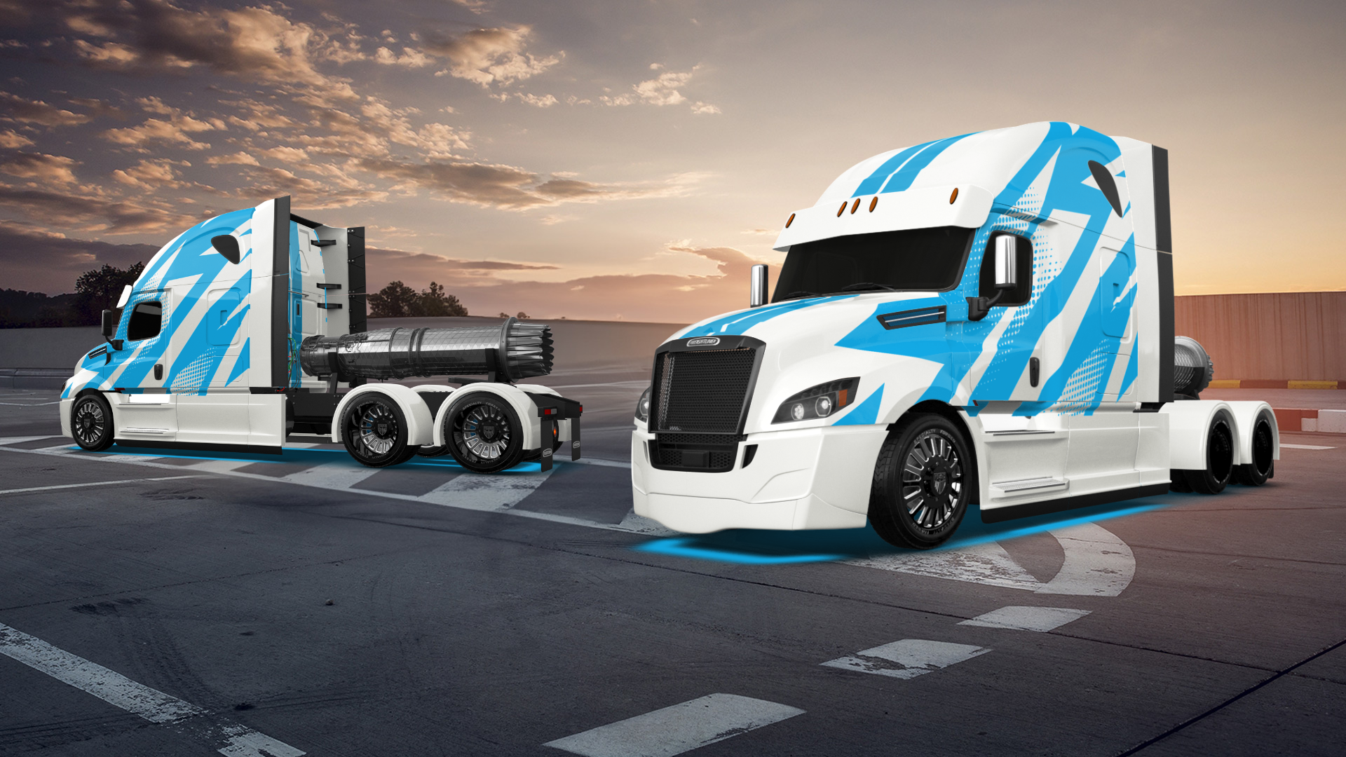Freightliner Cascadia Sleeper Cab Truck 2018 tuning